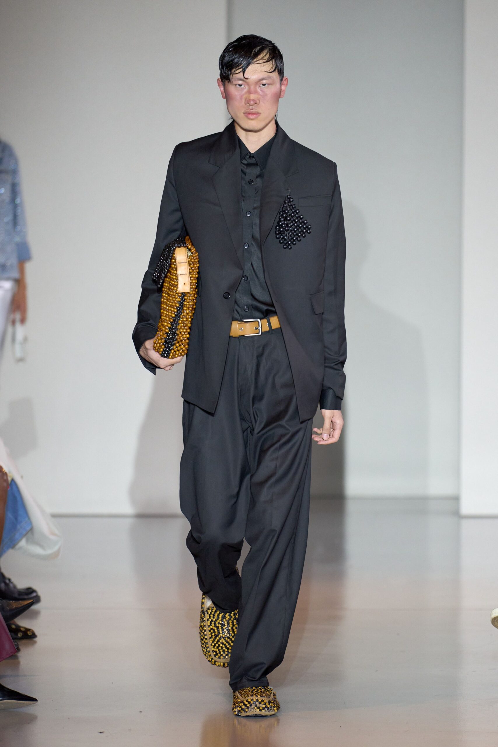 multi textured shoes