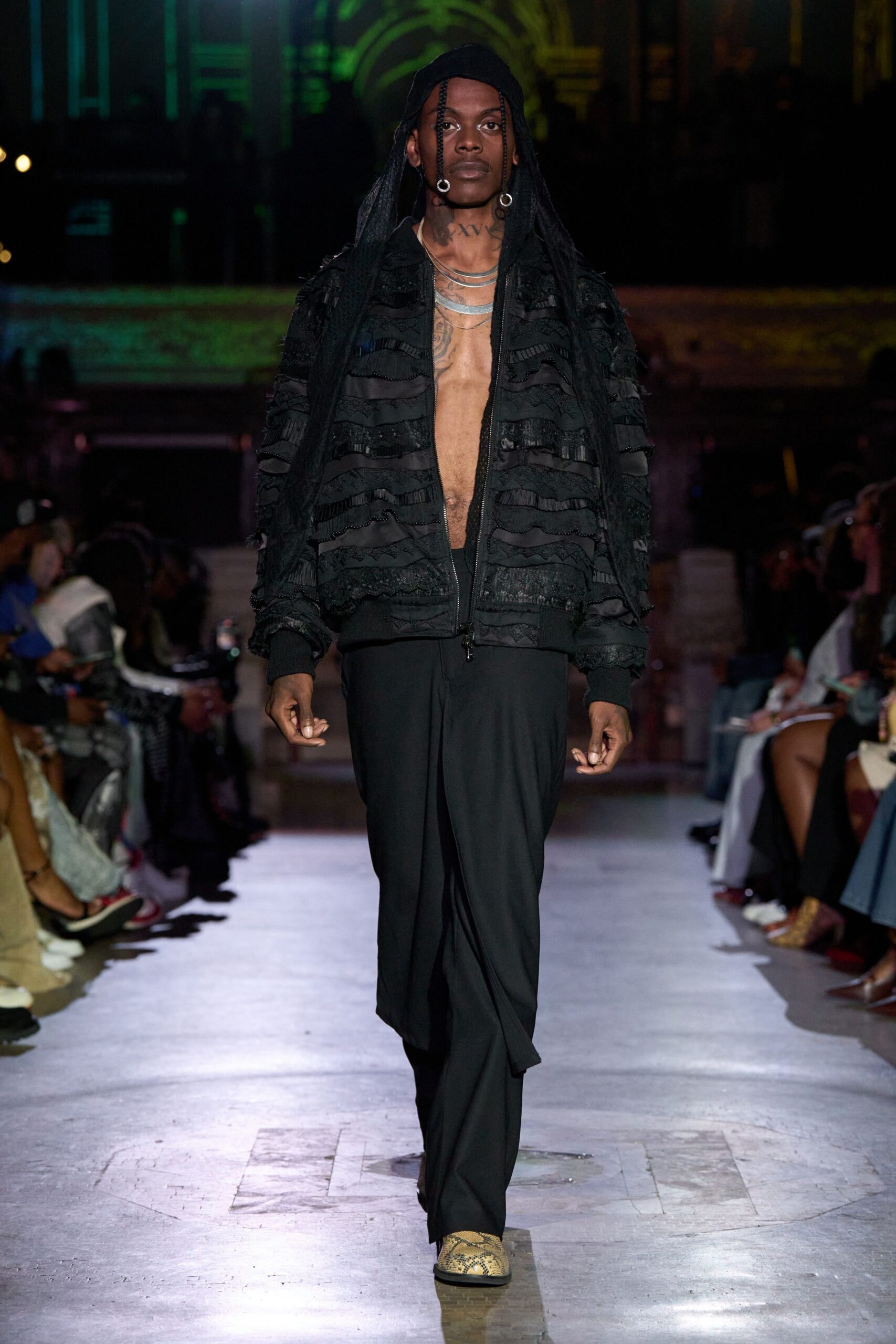 black relaxed hoodie and pants