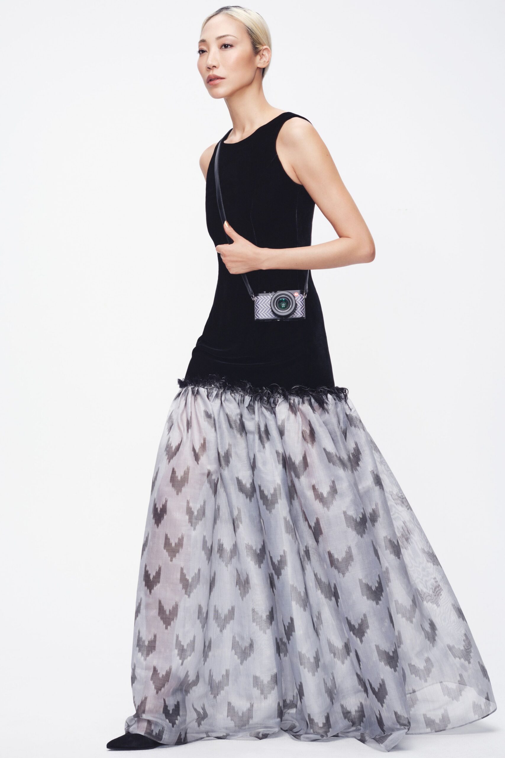 black velvet maxi dress