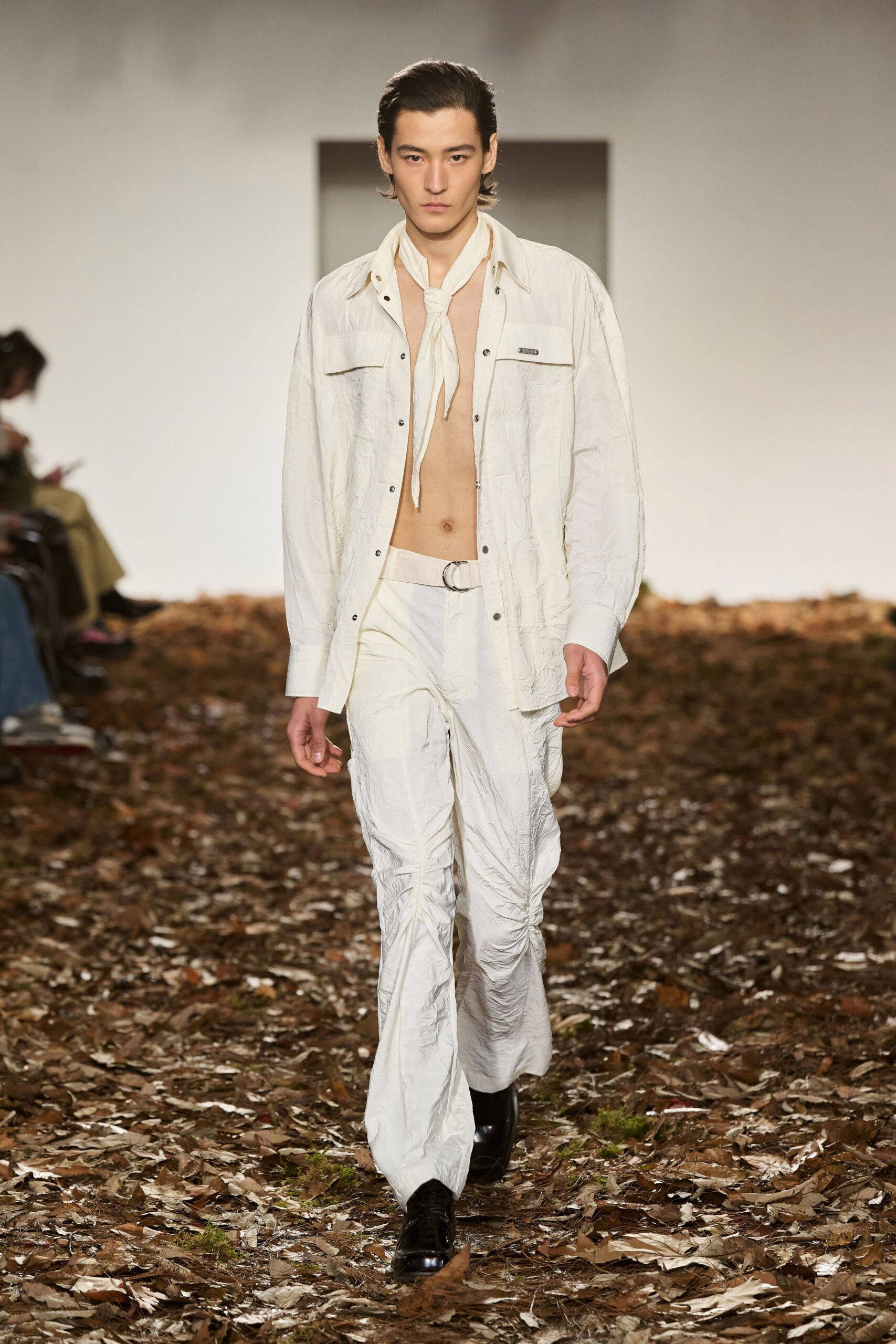 white shirt and pants outfit
