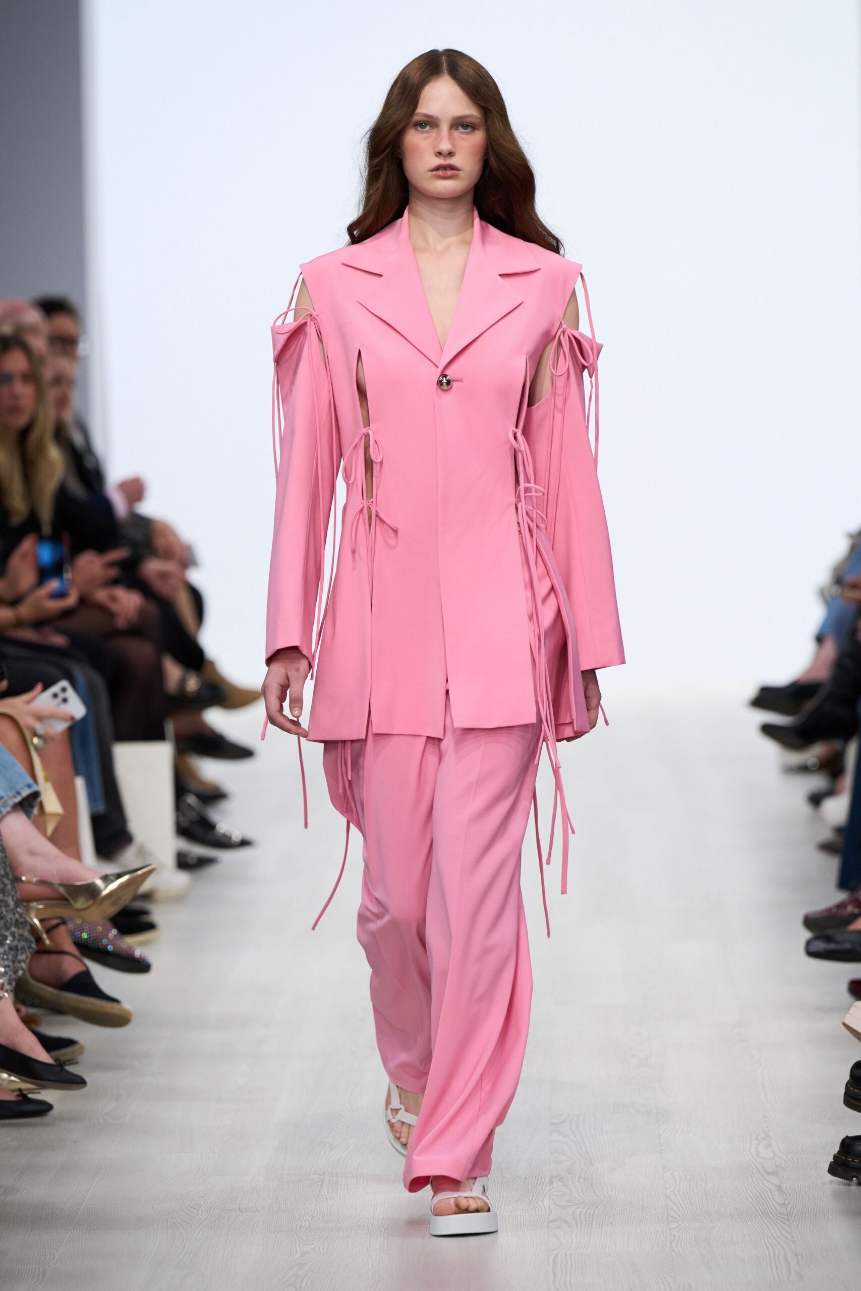 pink cotton relaxed straight-leg pants