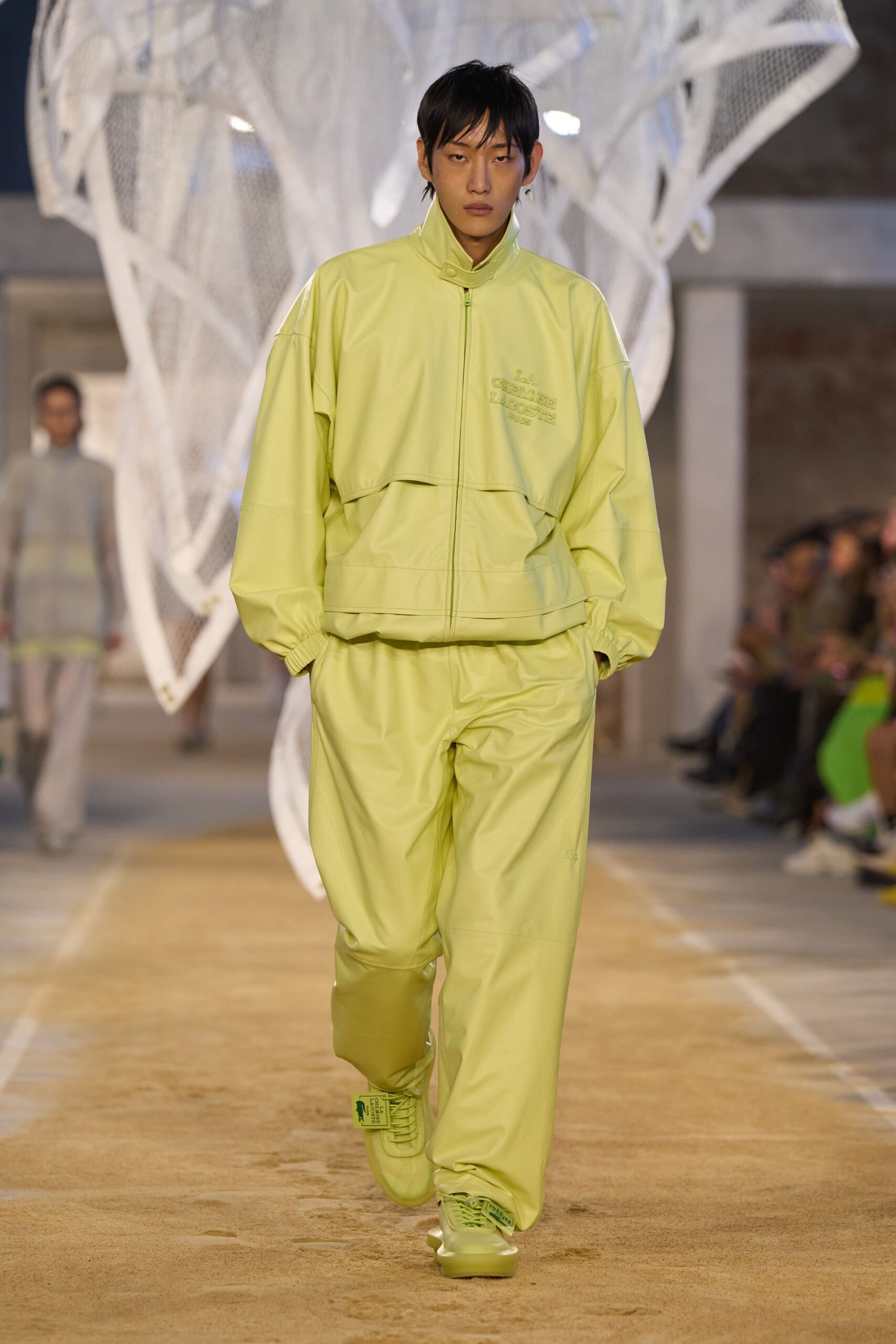 yellow relaxed jacket and pants