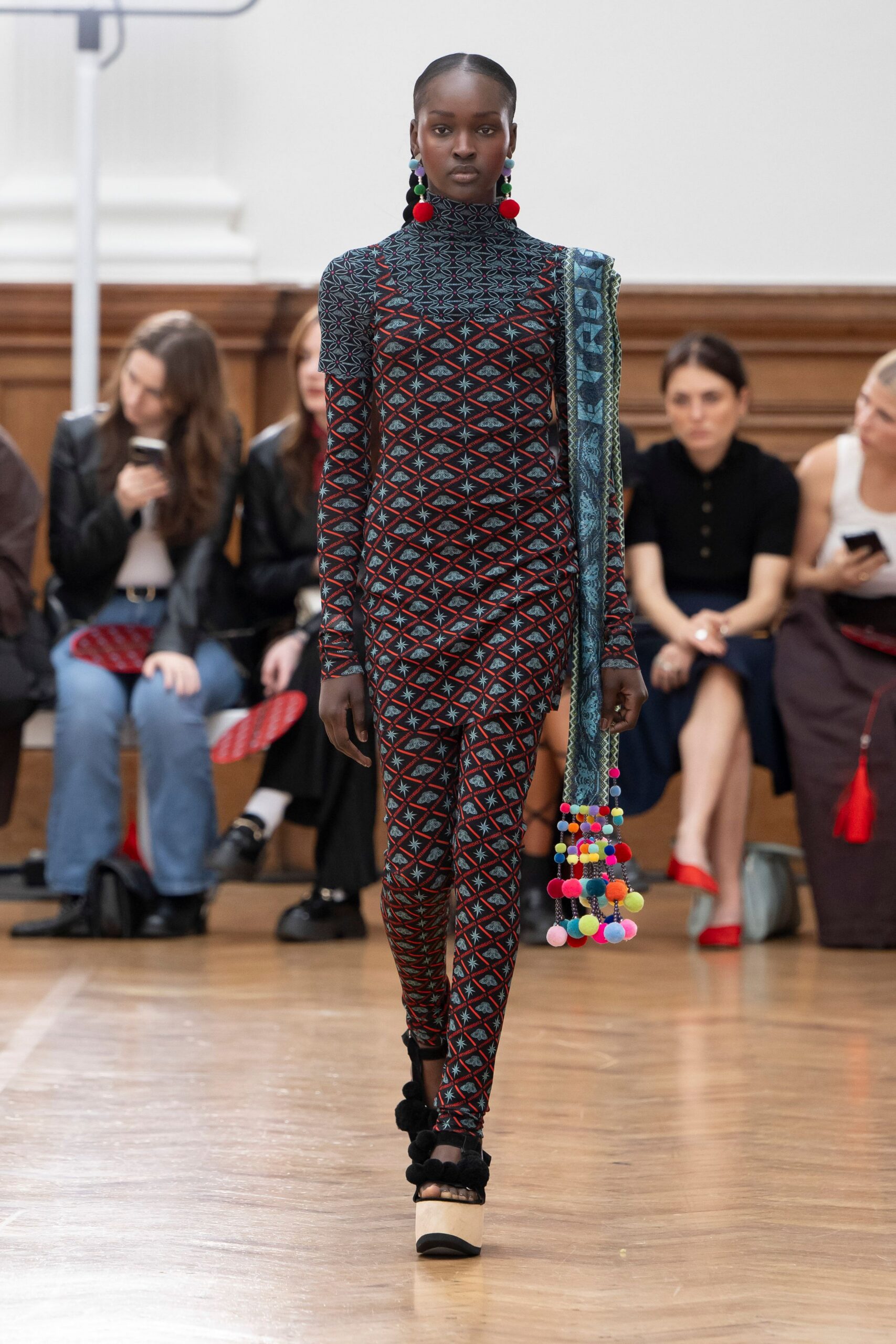multi fringed bag