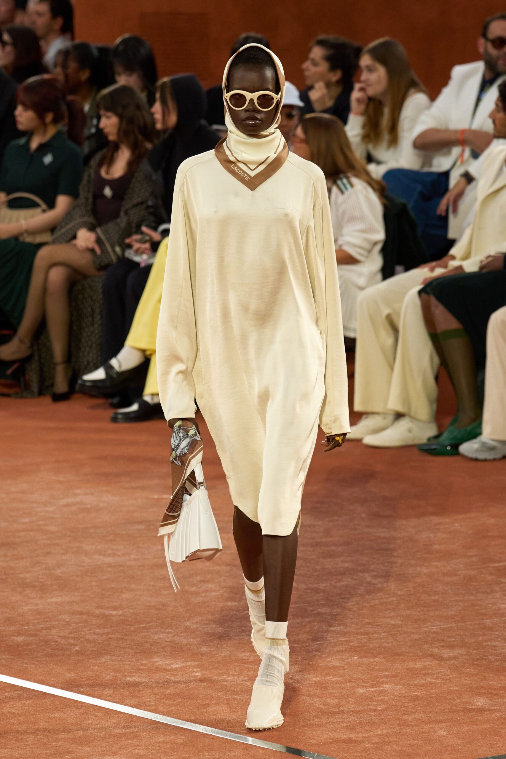 ivory relaxed midi dress