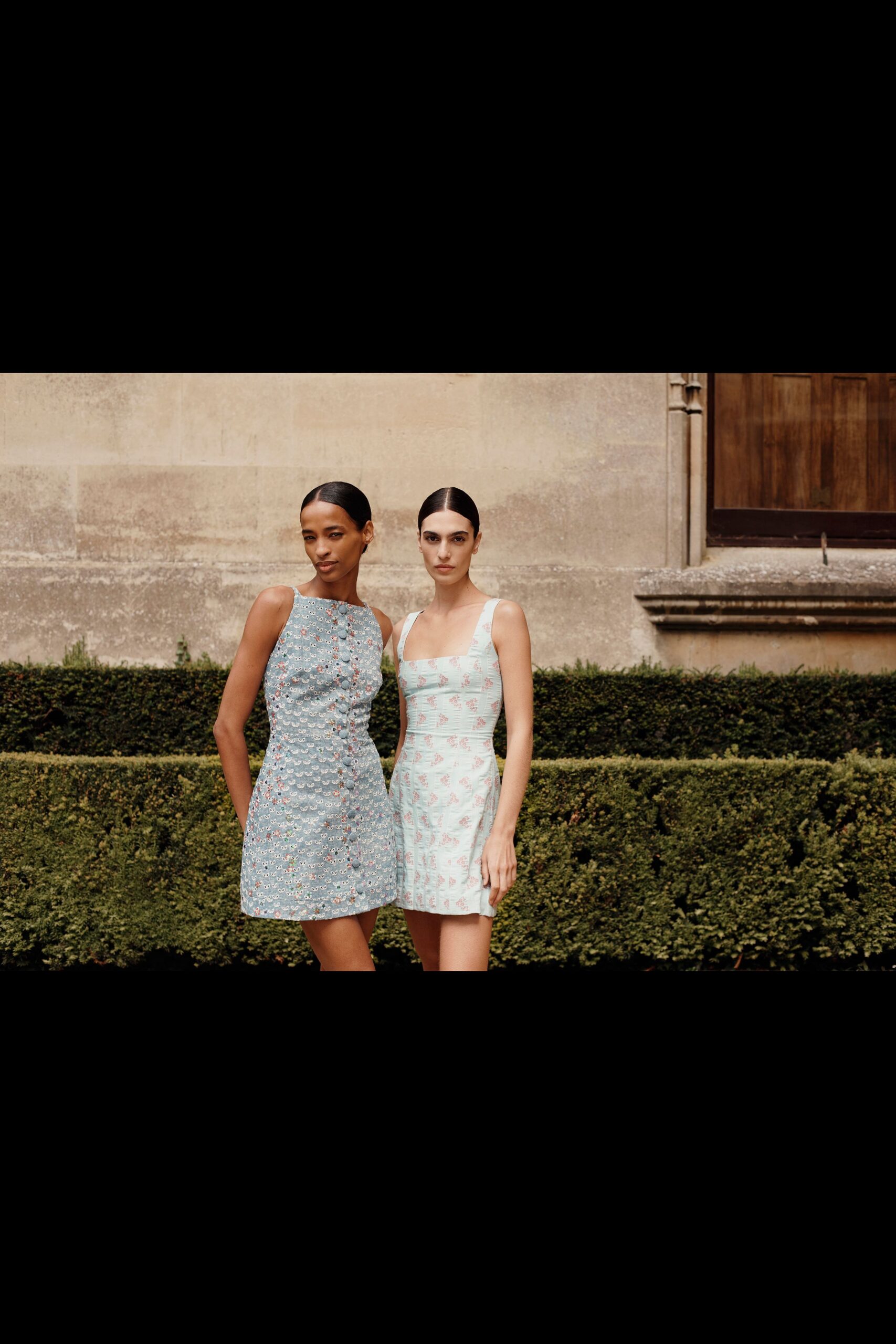 floral mini-dresses