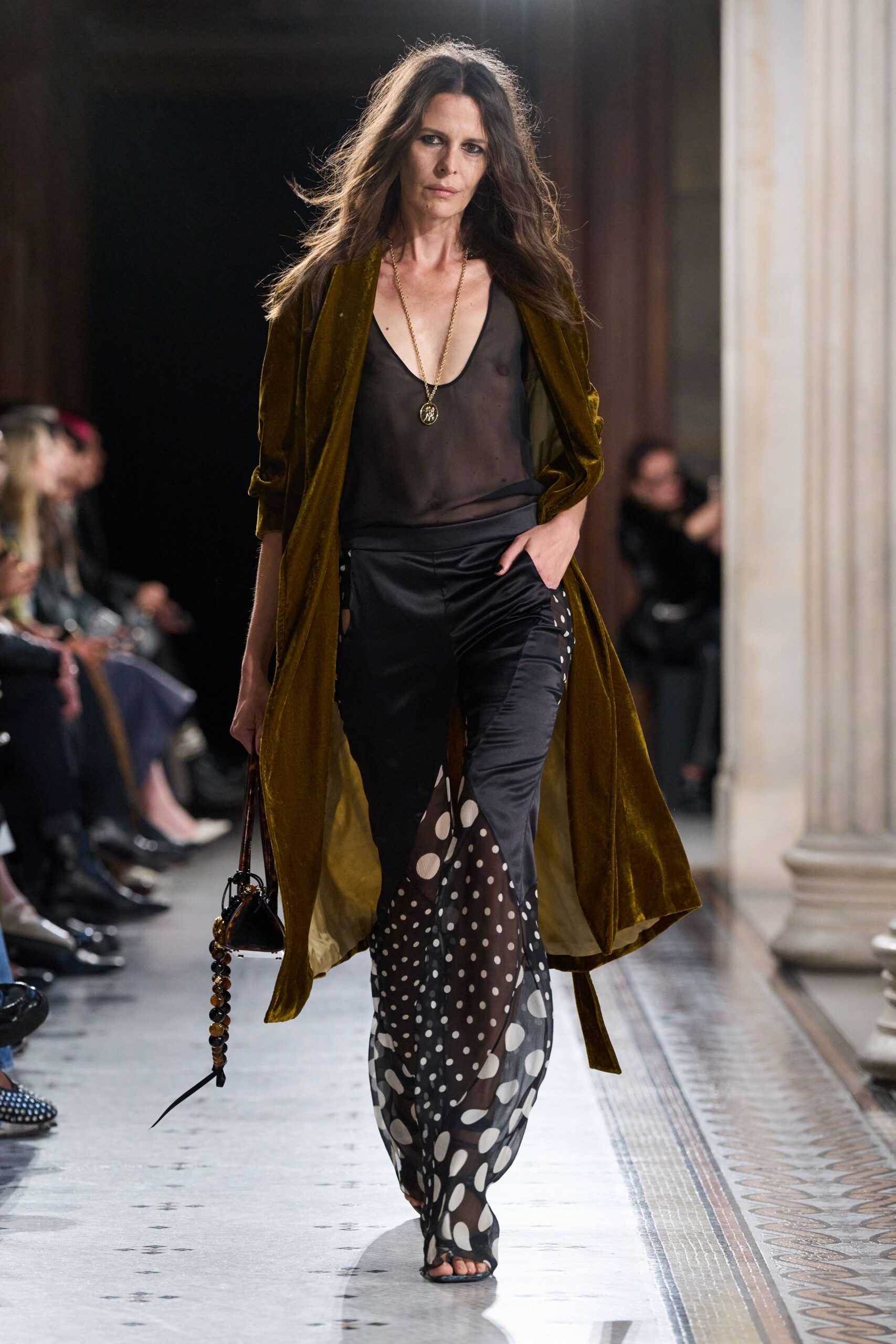 black satin fitted flared pants