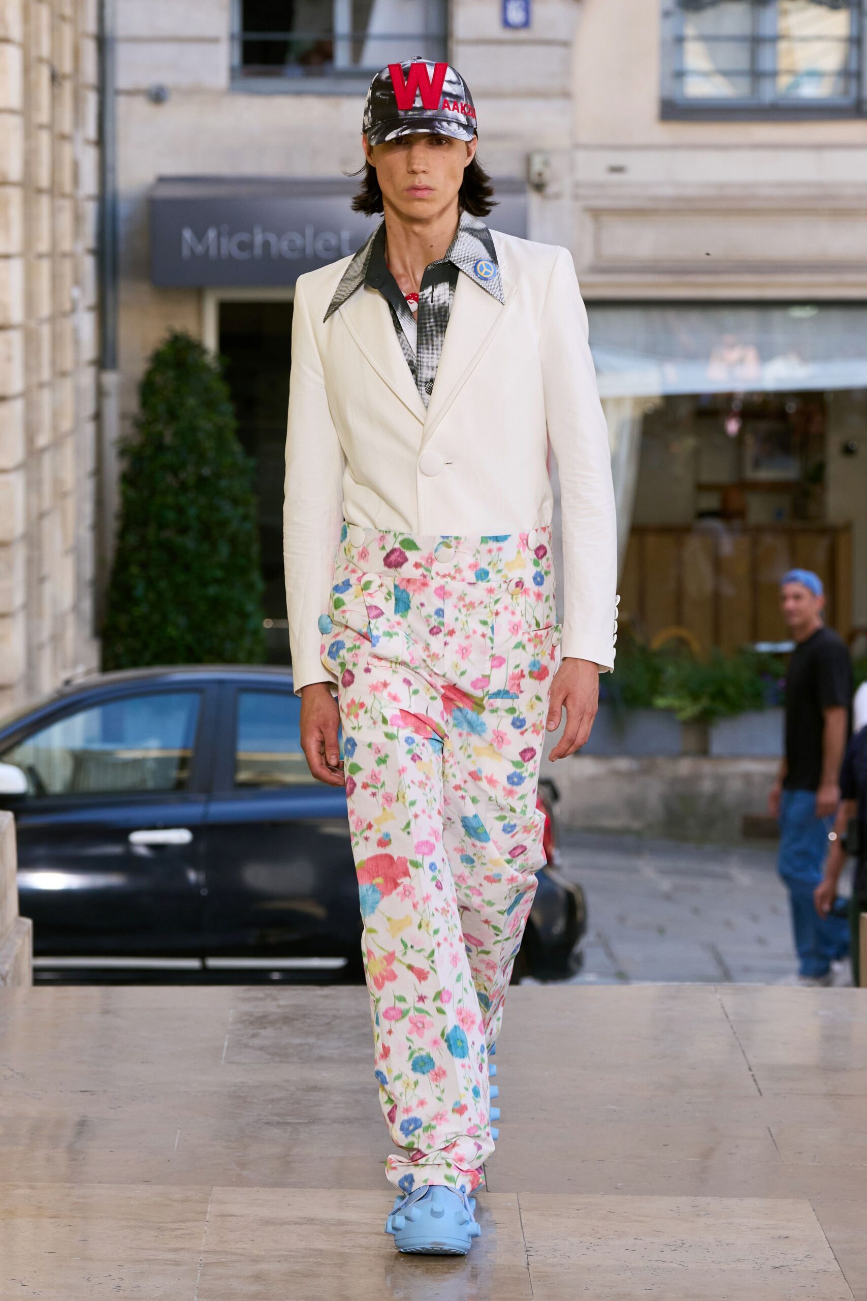 multi relaxed flared pants