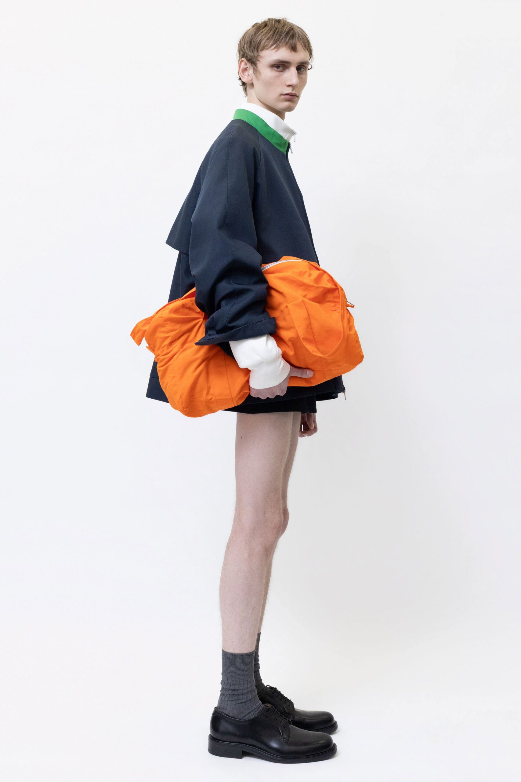 orange jersey bag