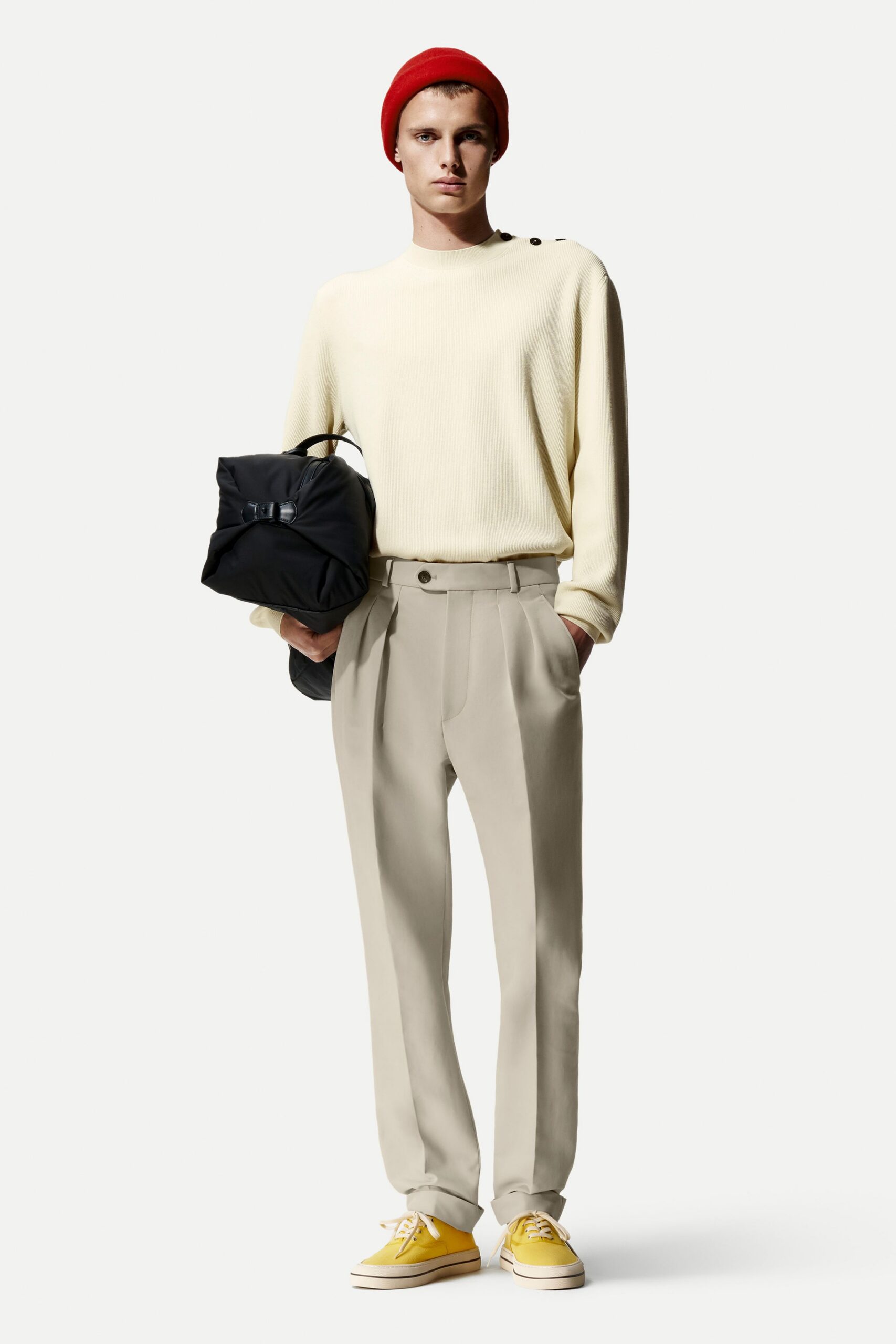 black jersey bag