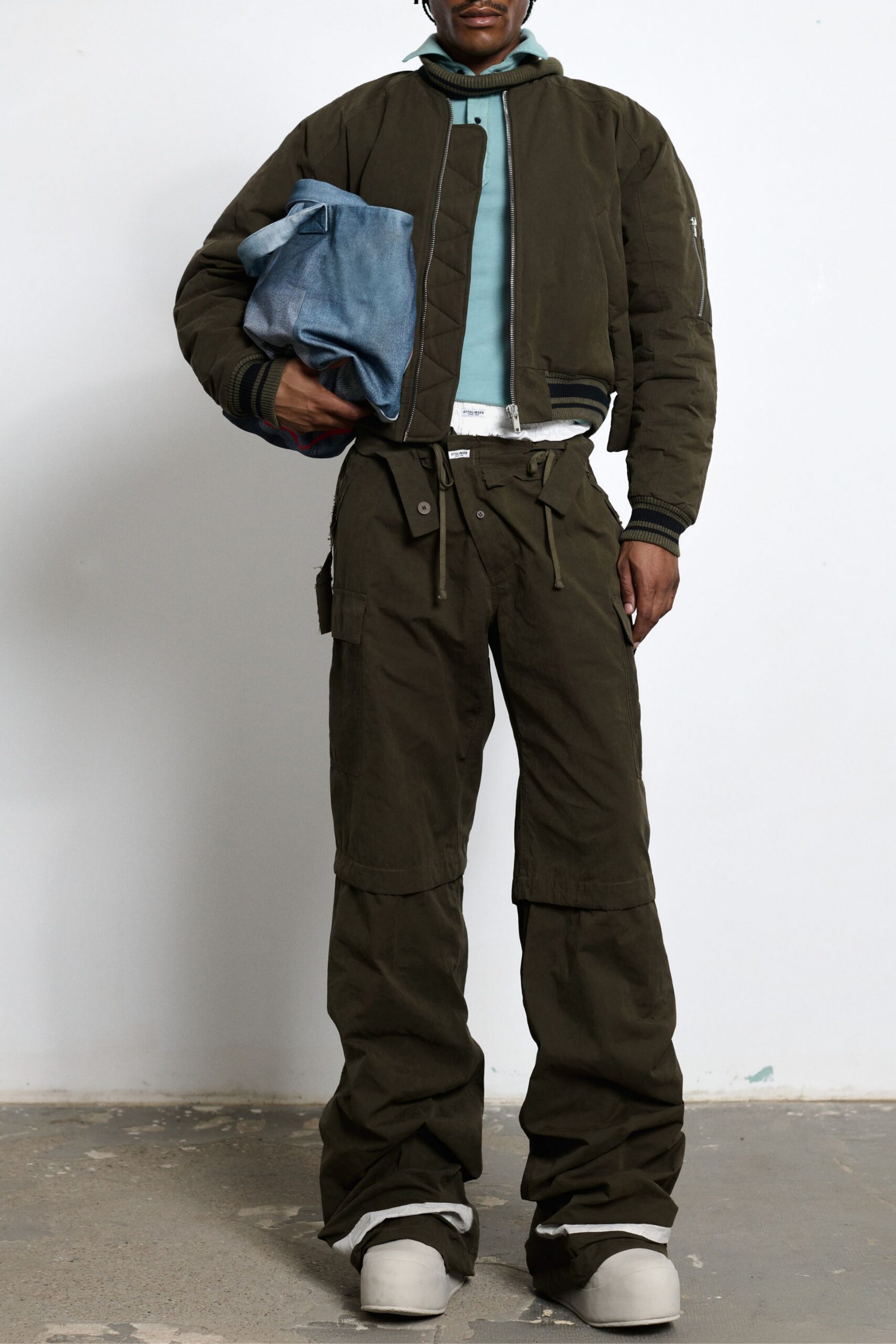 blue denim bag