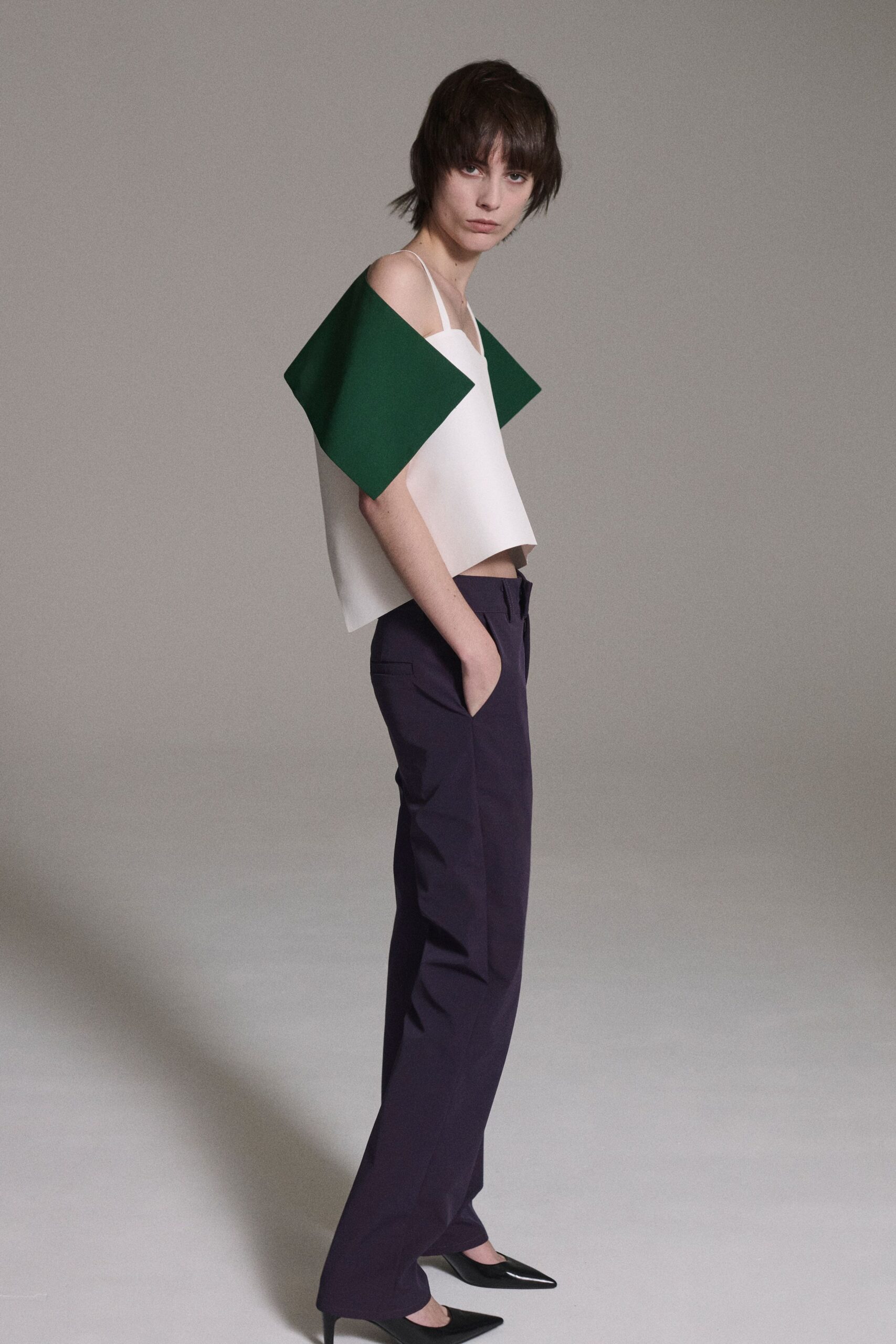 purple relaxed pants