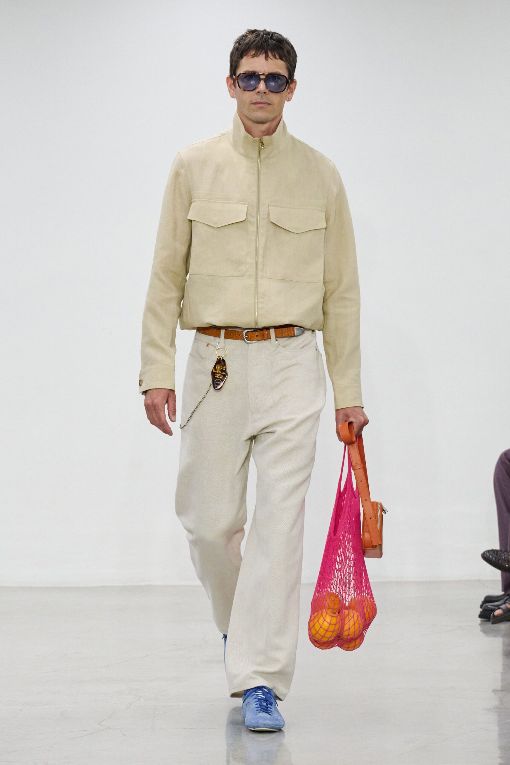 orange vinyl bag