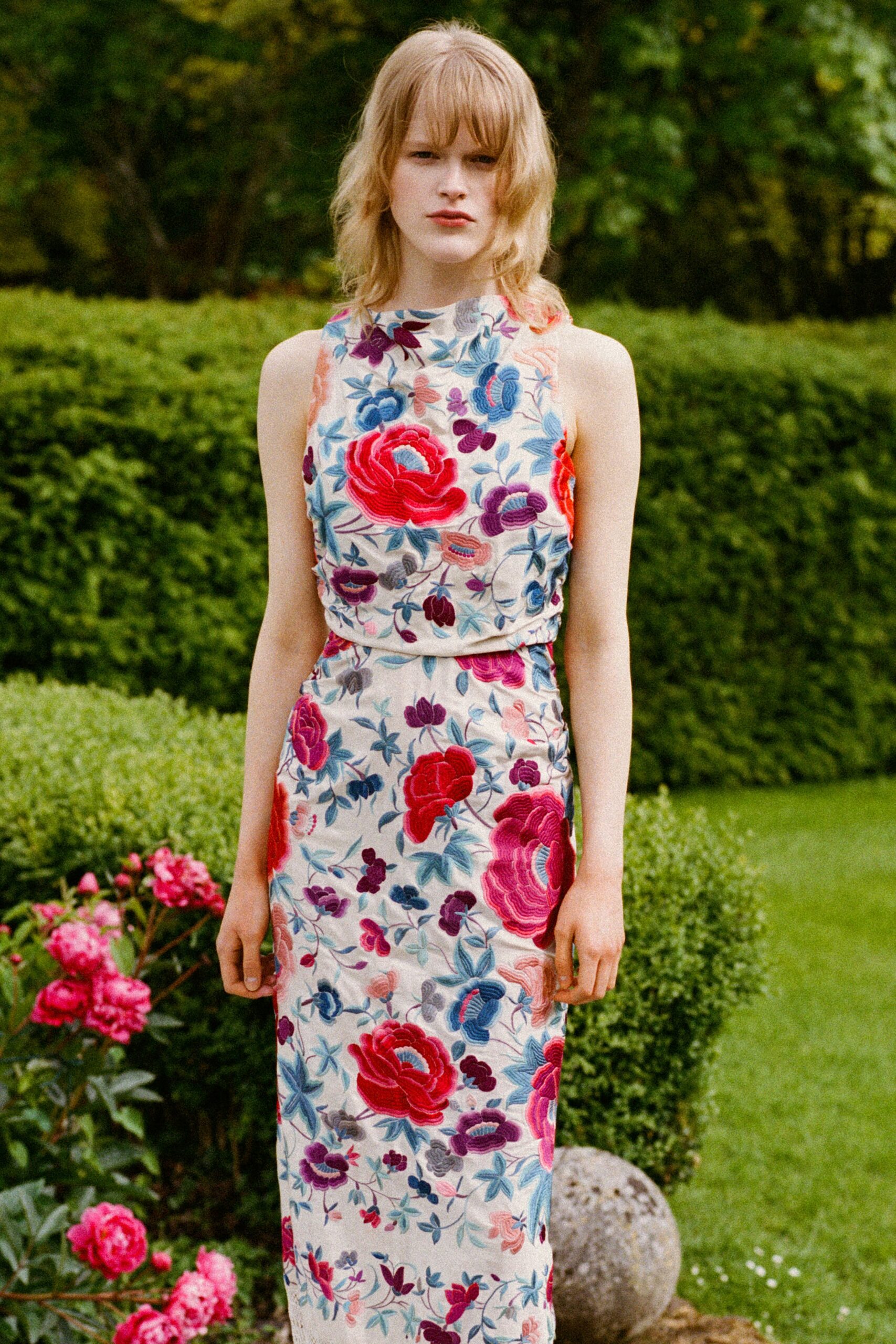floral maxi dress