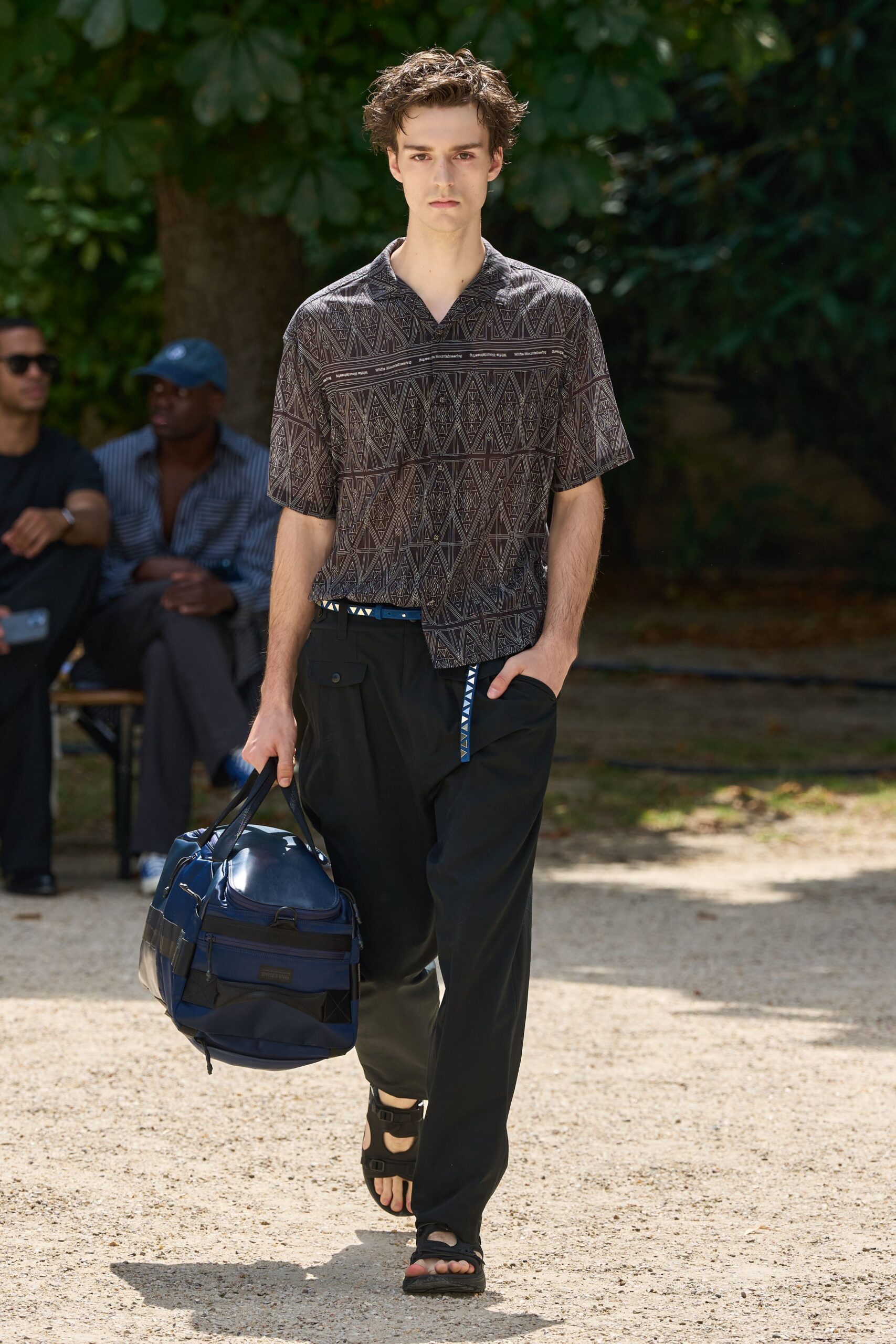 relaxed printed shirt and pants