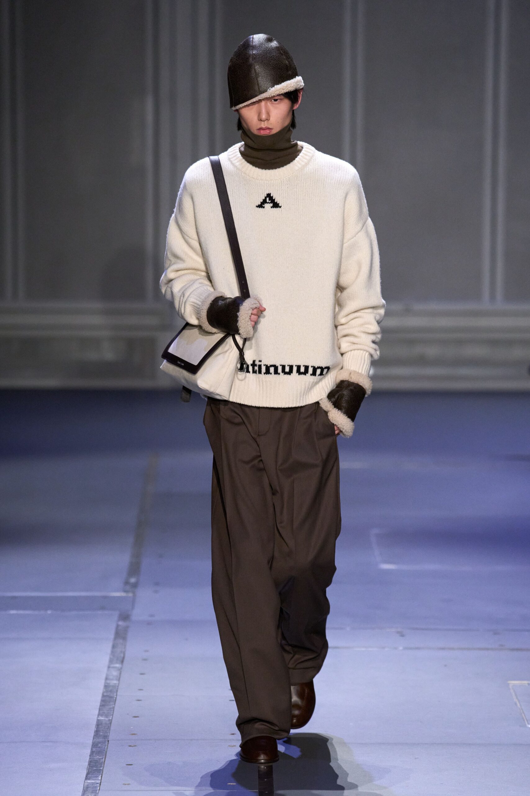 white wool relaxed sweater
