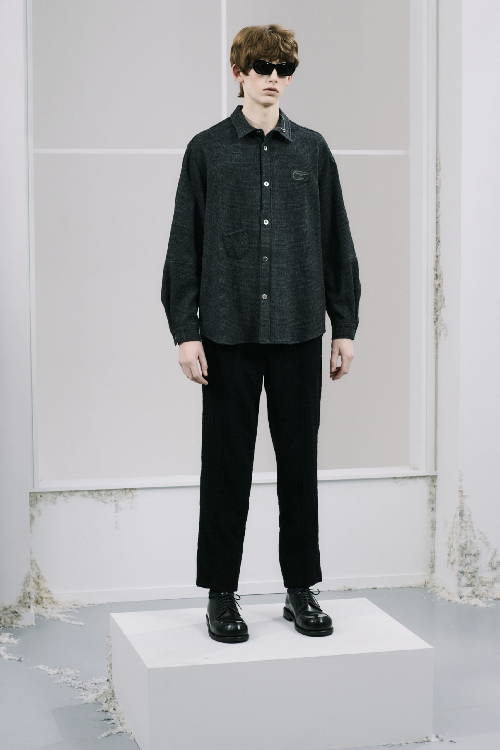 black relaxed shirt and pants