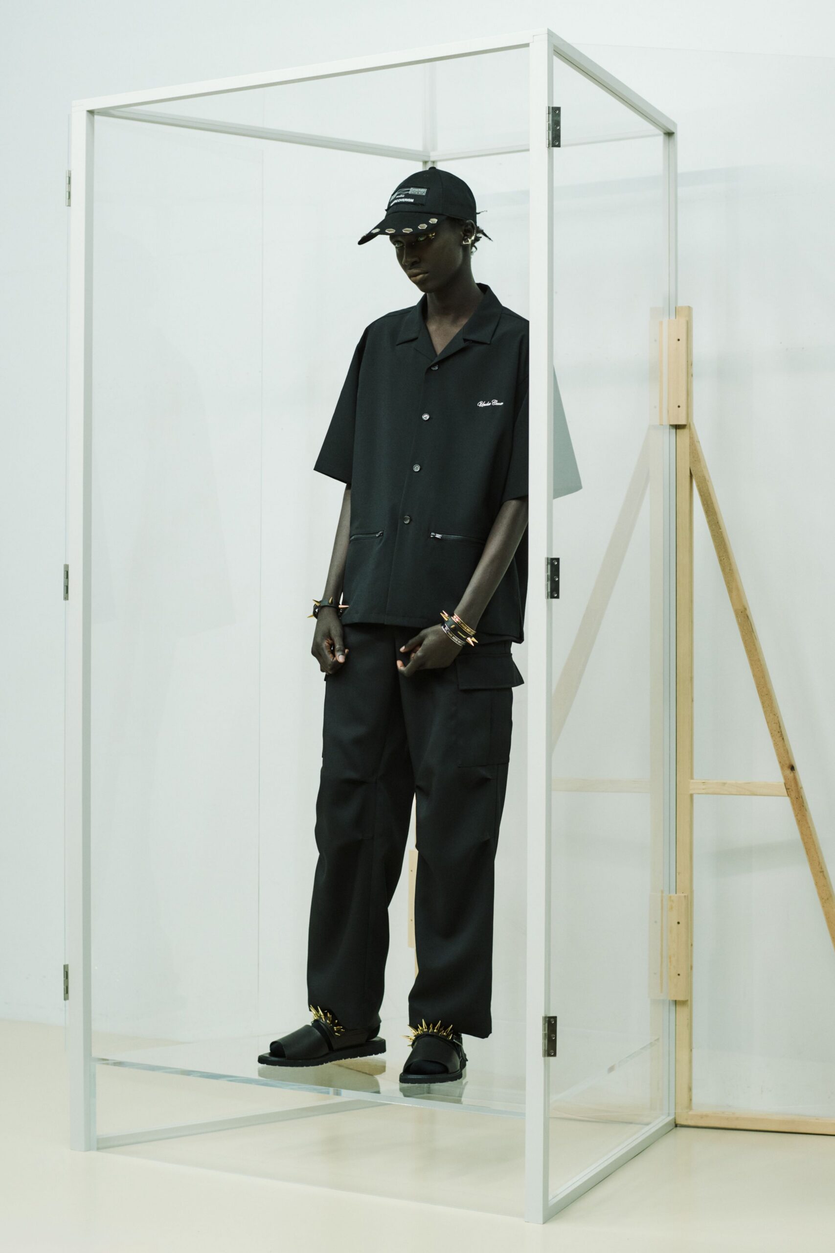 black relaxed shirt and pants