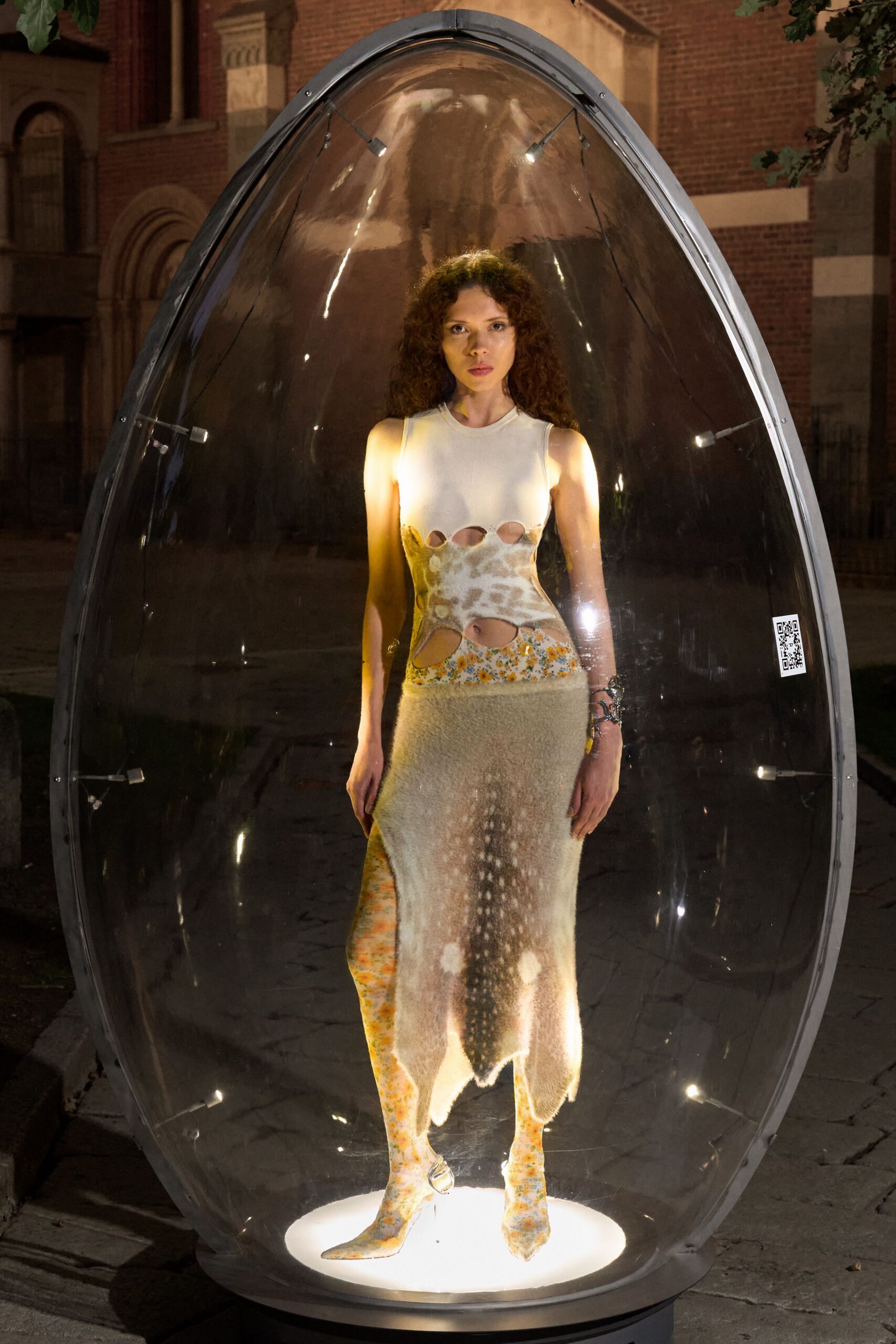 multi silk asymmetric fitted tiered flowing midi skirt