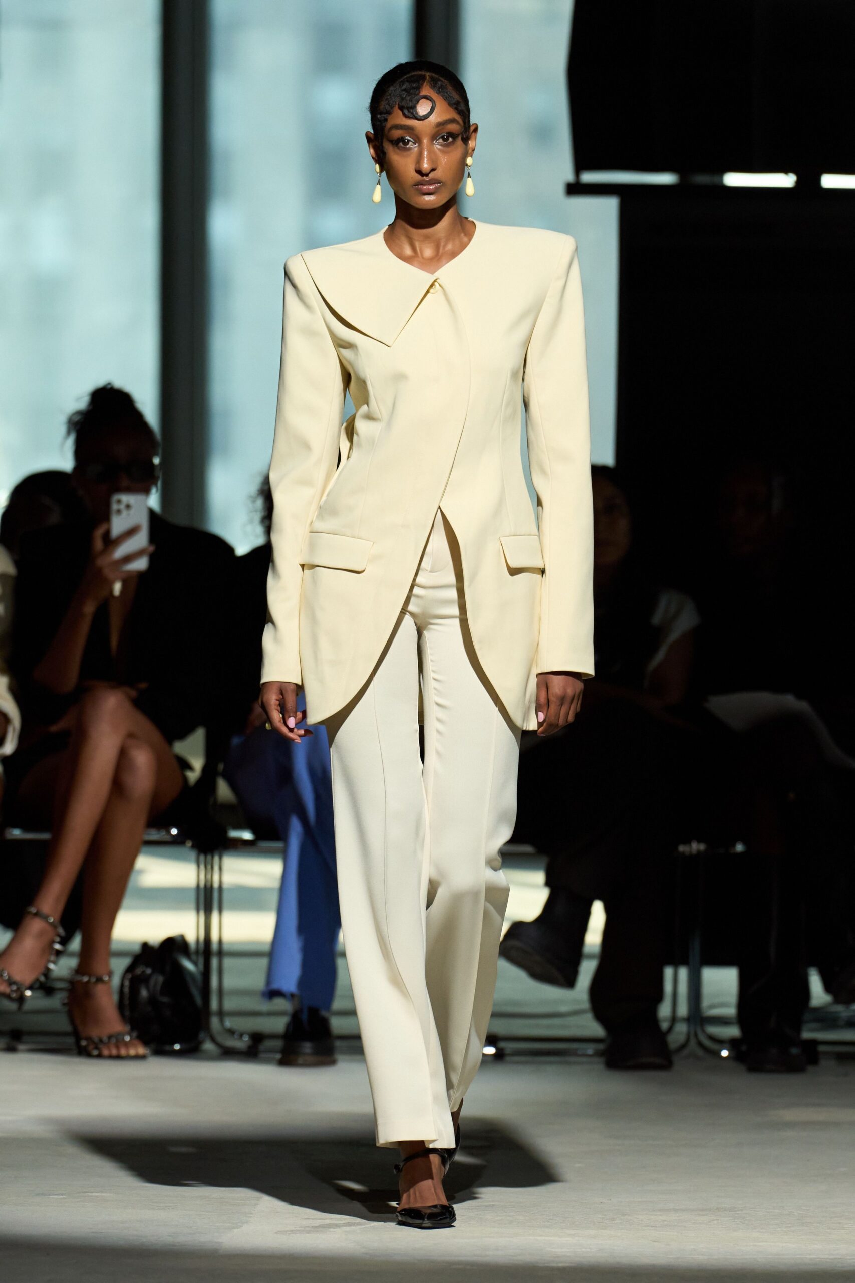 ivory tailored pants