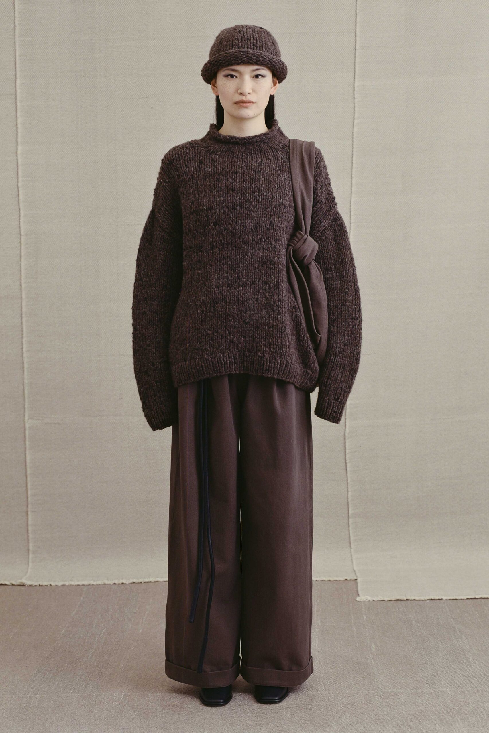 brown wool hat