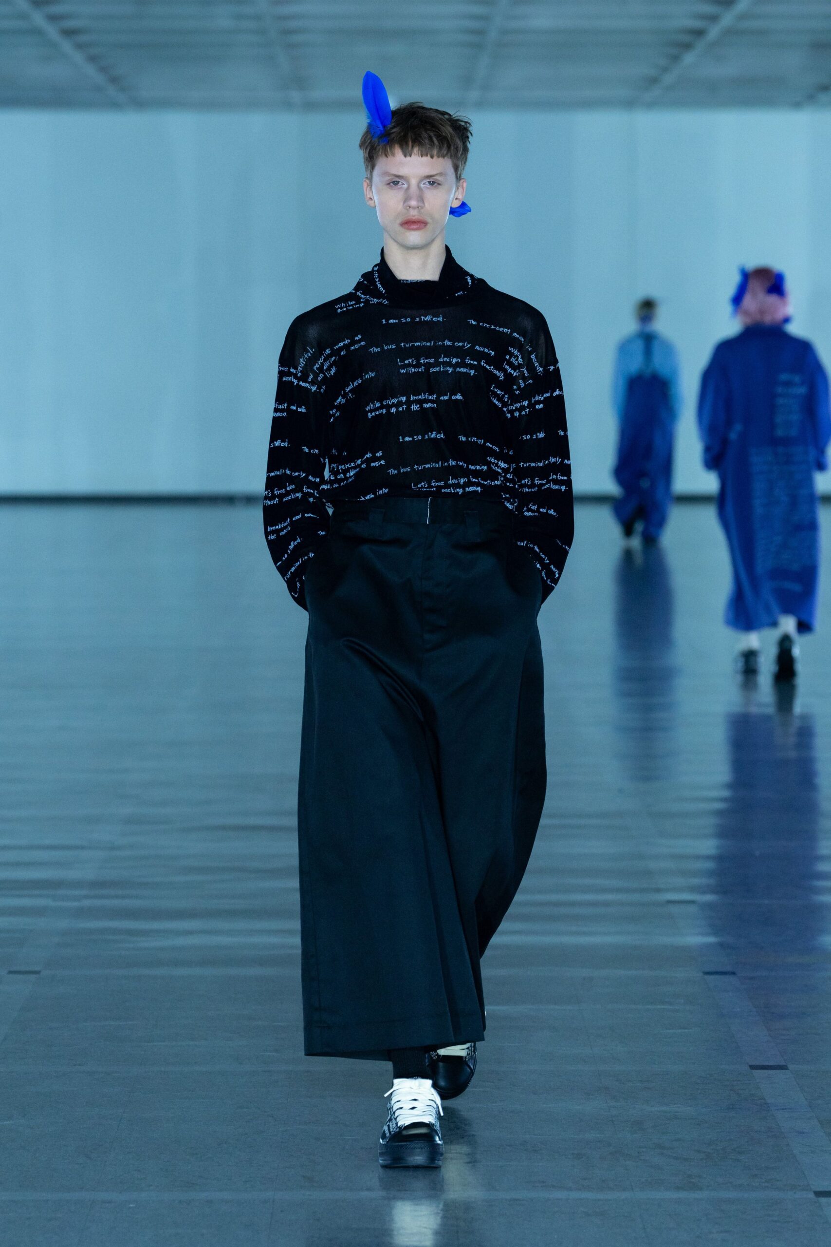 black relaxed shirt and pants