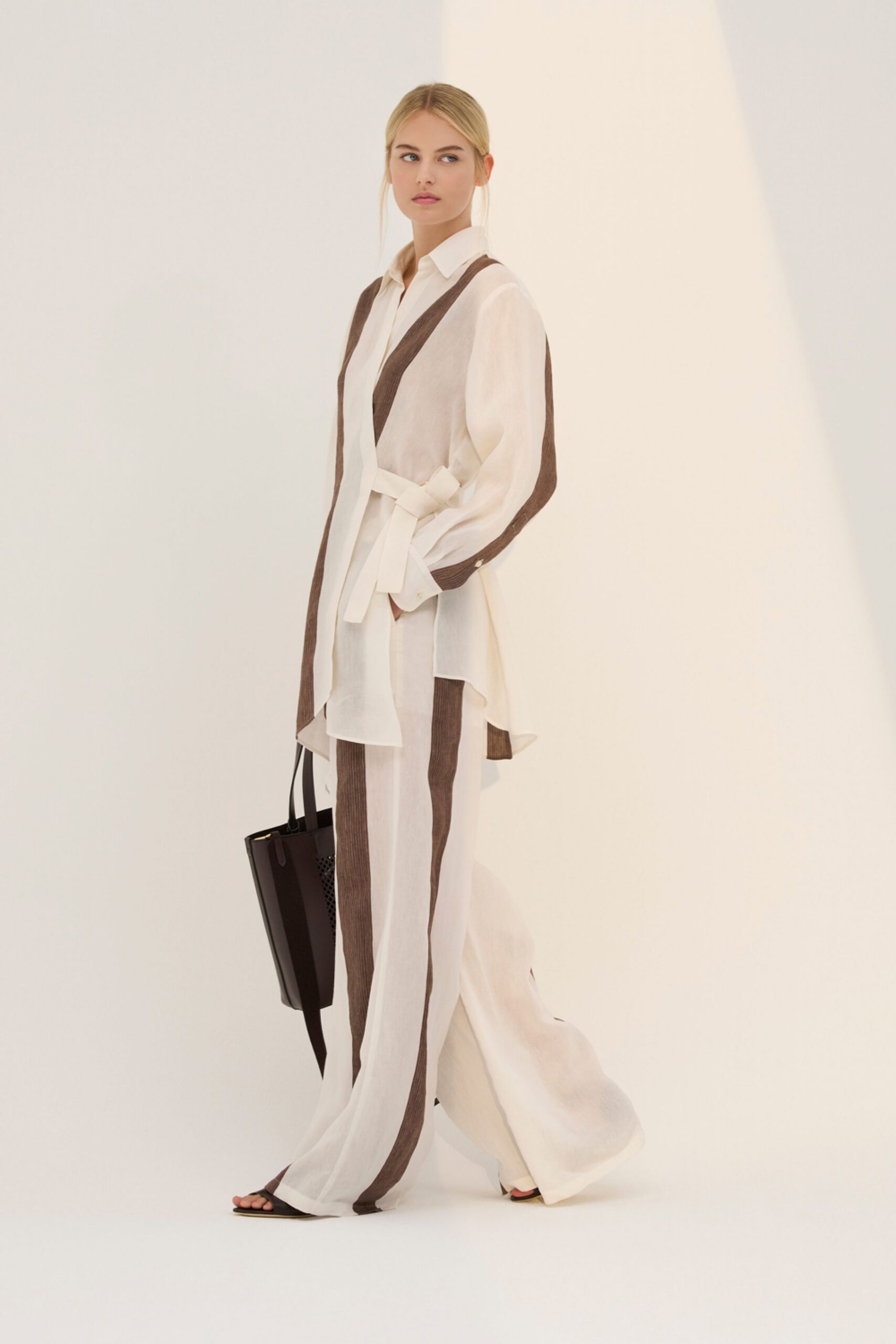 relaxed linen shirt and pants