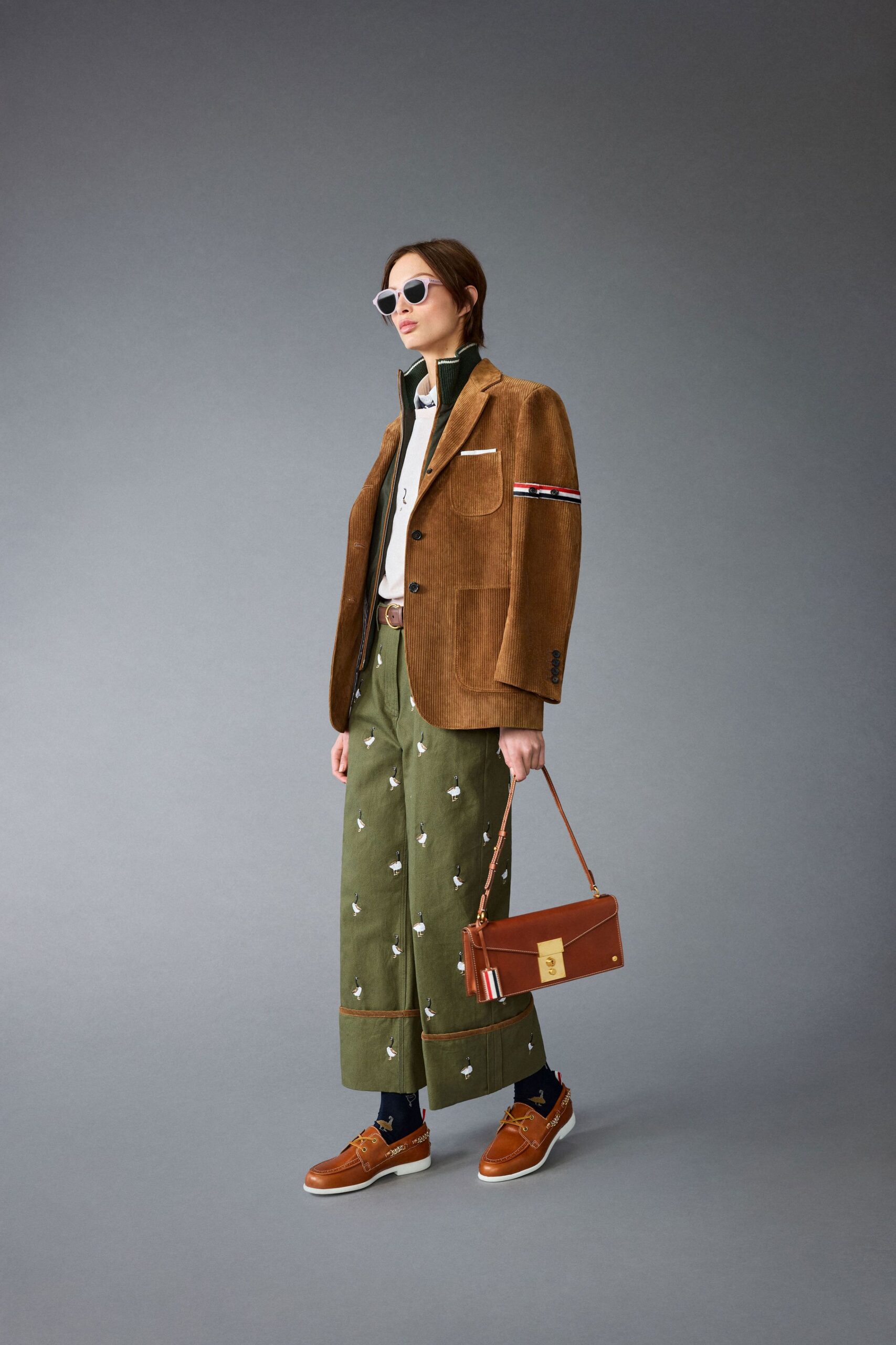 brown suede long-sleeve collared tailored buttoned blazer