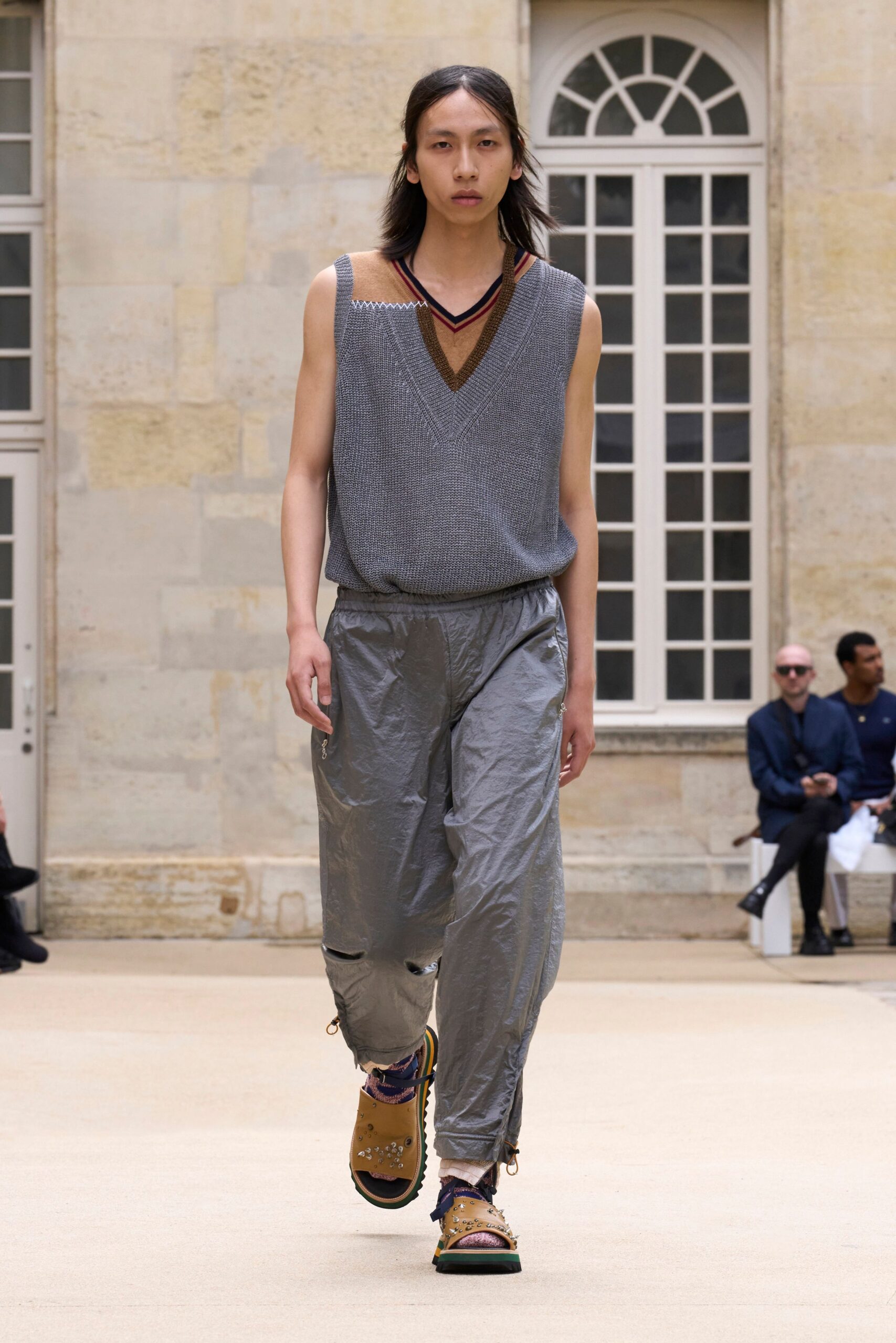 gray relaxed top and pants