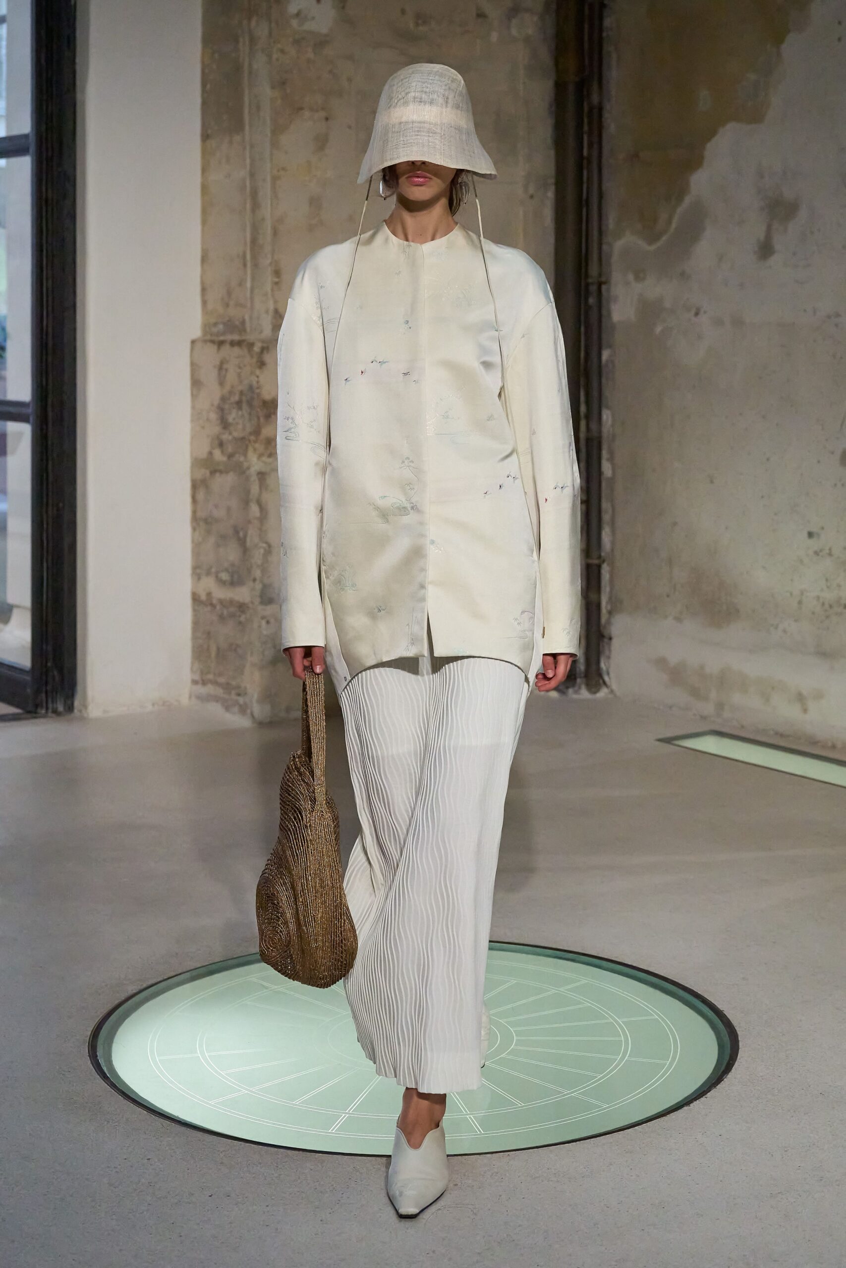 white relaxed top and pants
