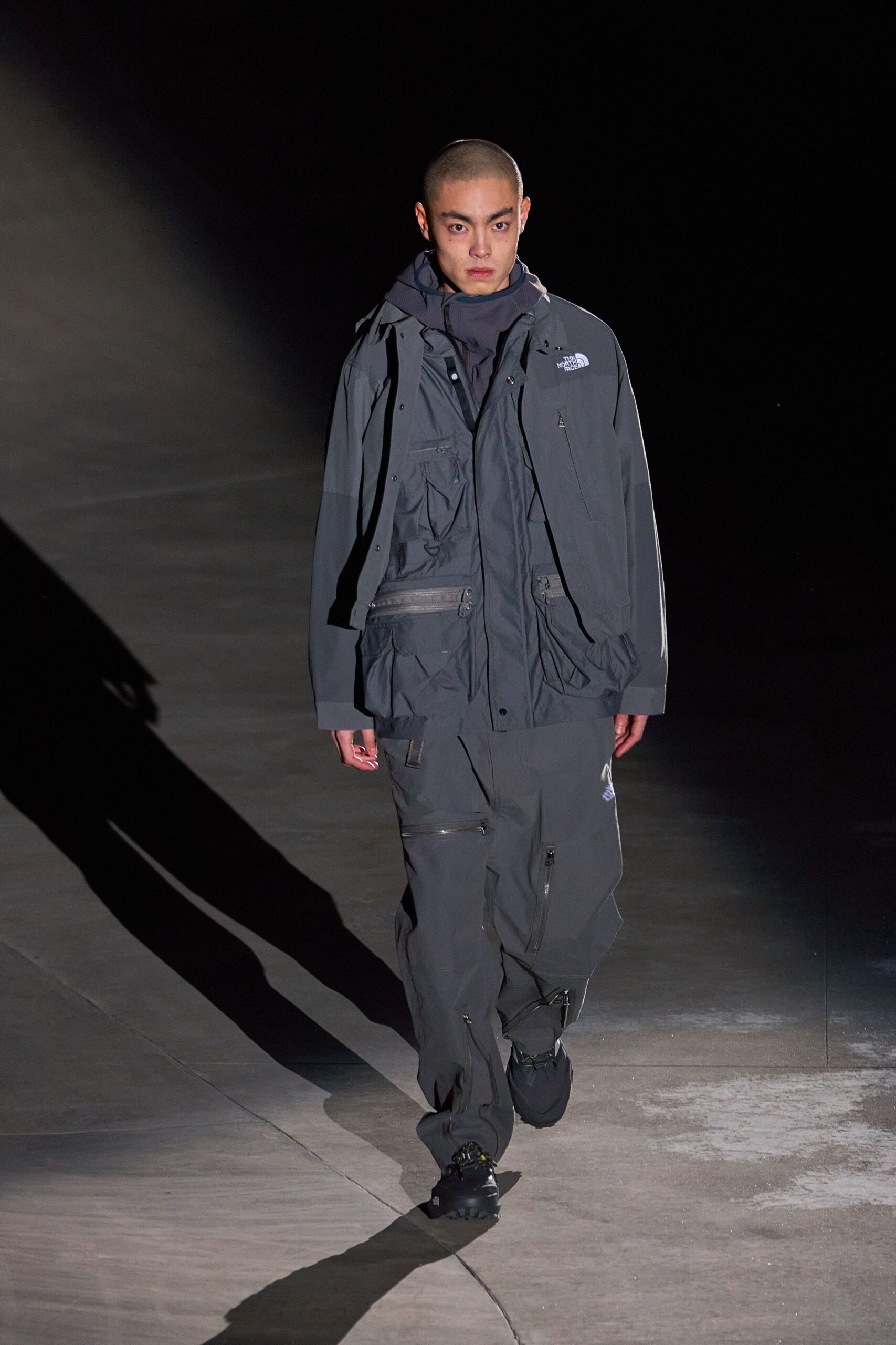 black relaxed jacket and pants