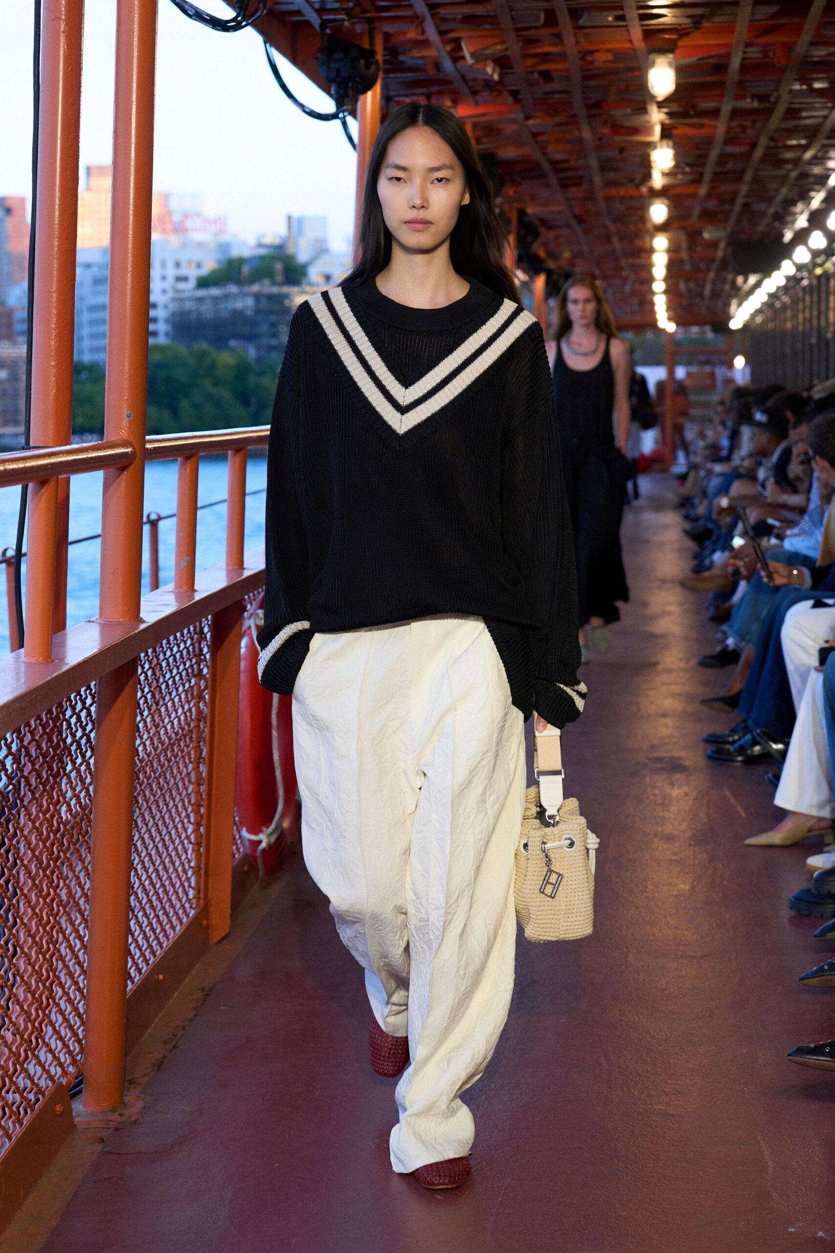 beige cotton bag