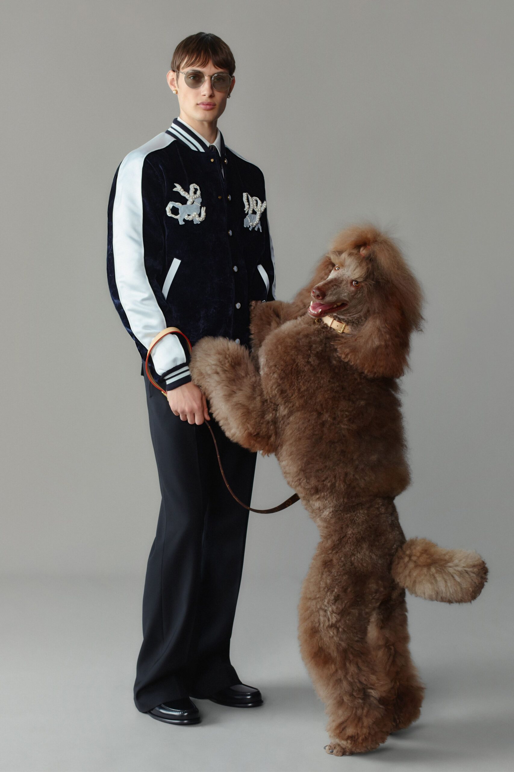 black velvet jacket with embroidered details