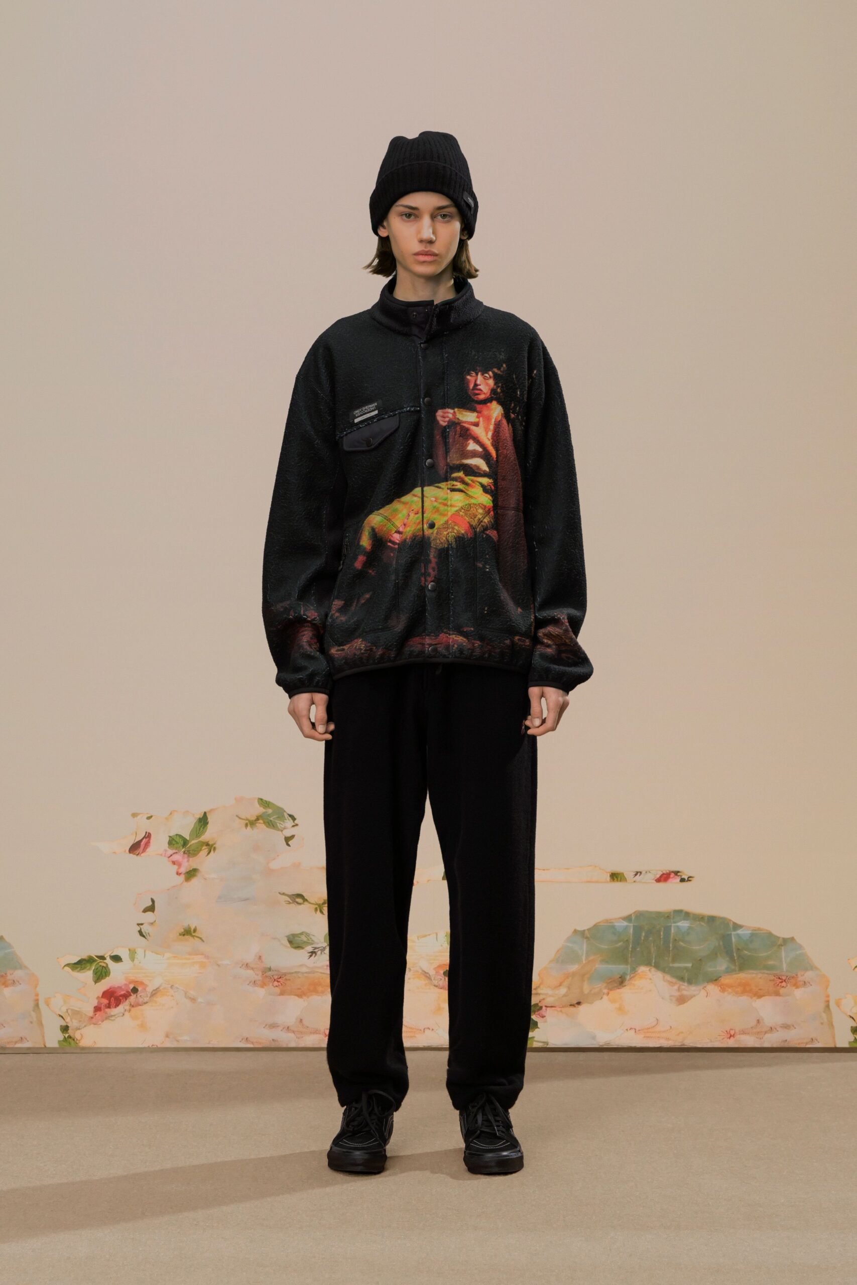 black relaxed jacket and pants