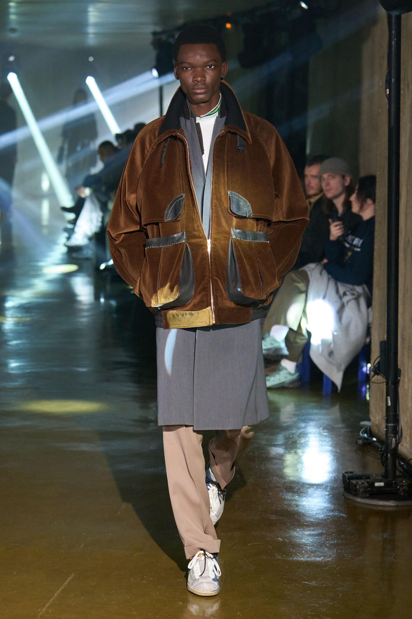 brown velvet relaxed jacket
