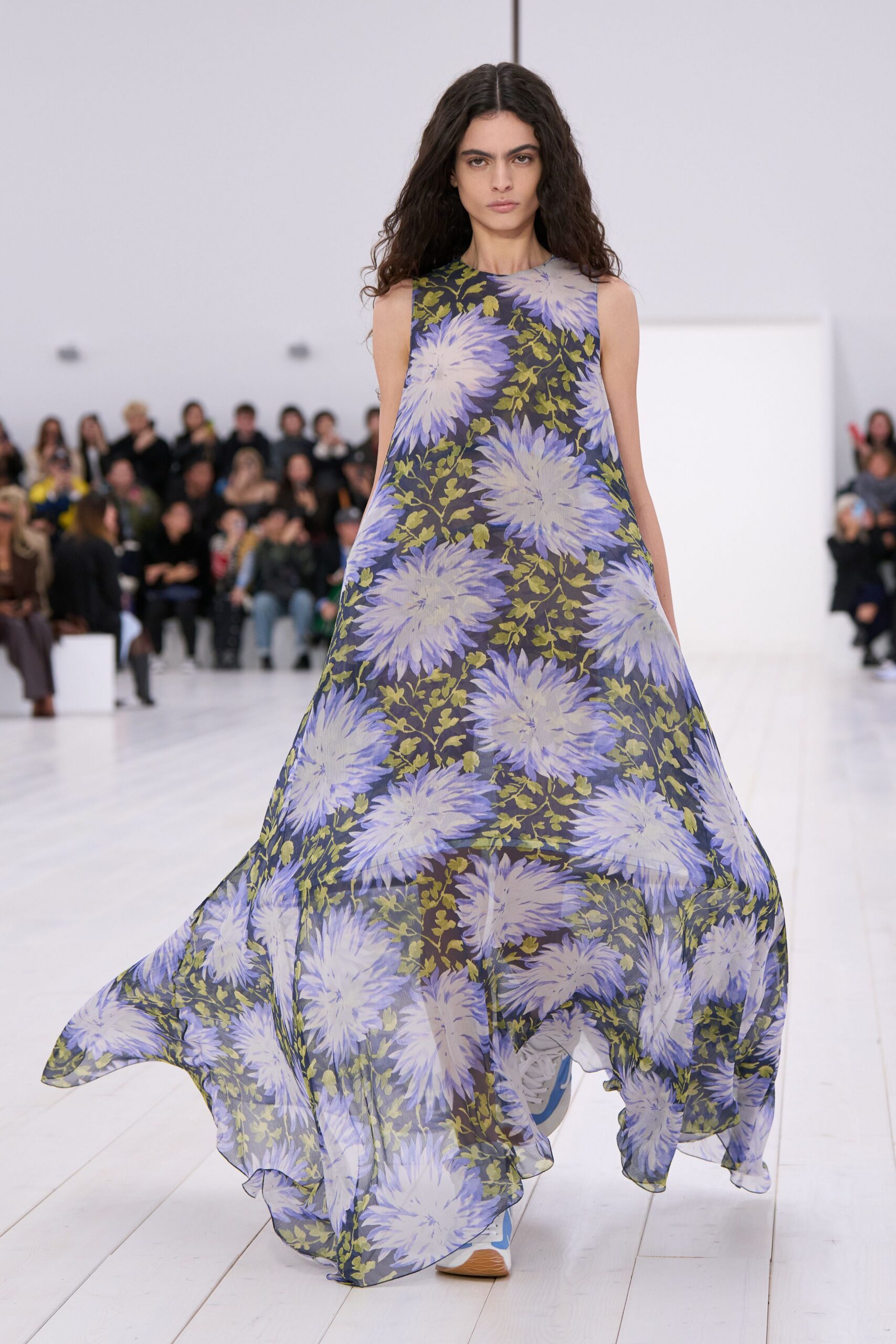 purple floral maxi dress