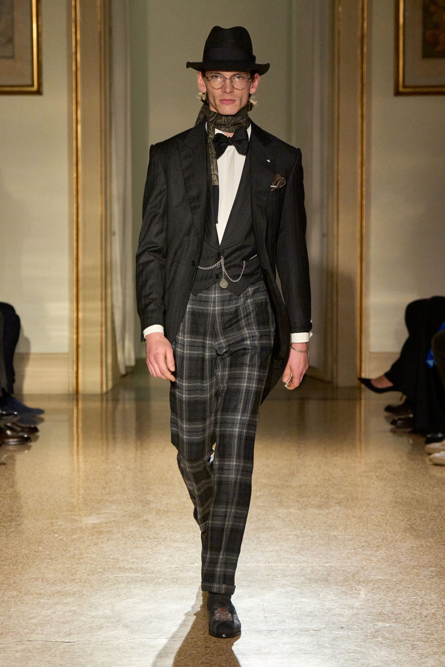 black and gray tailored suit