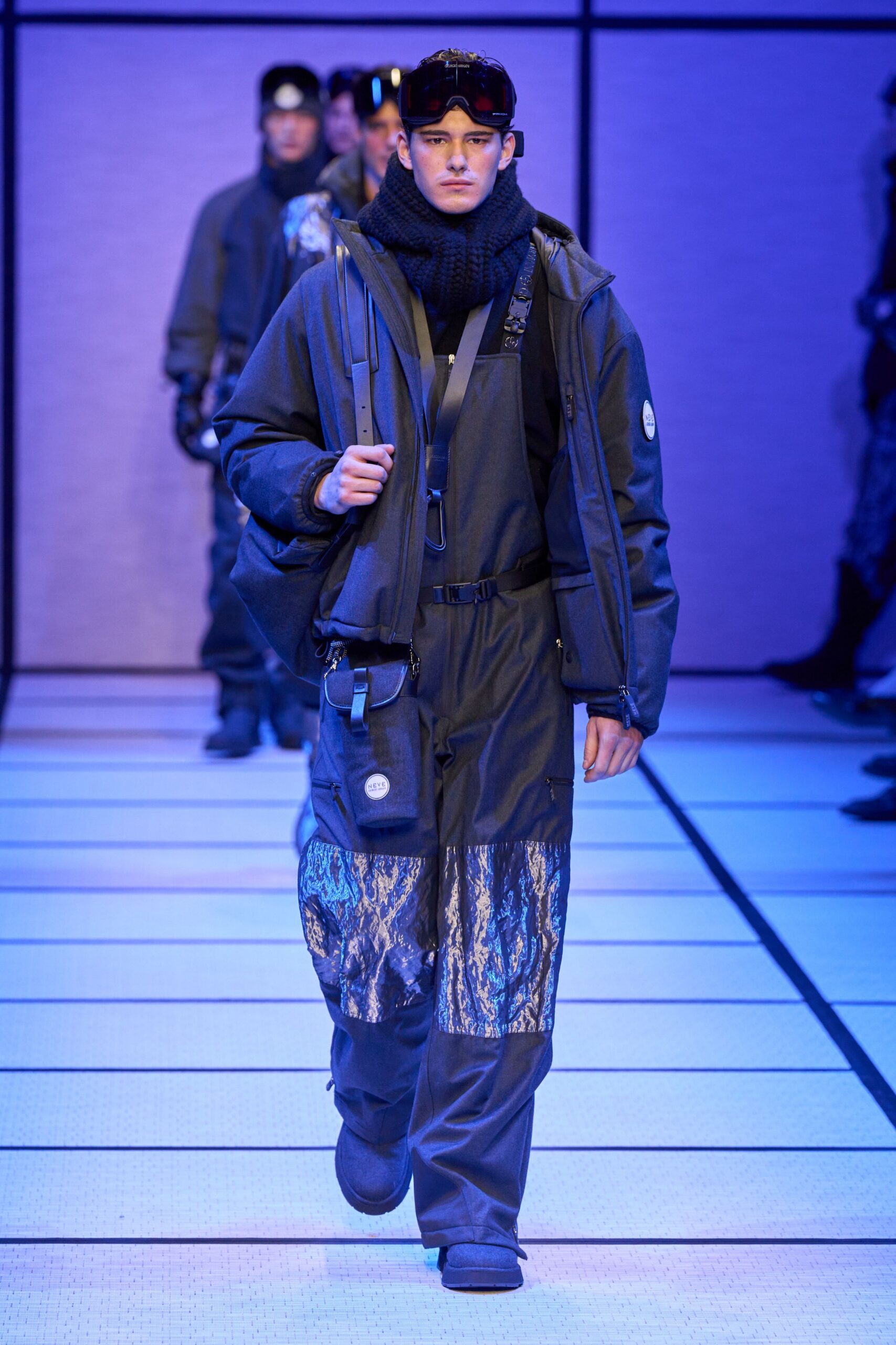 black relaxed jacket and pants