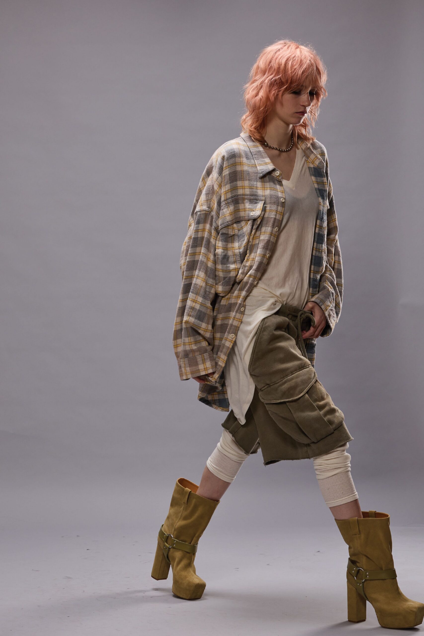 yellow suede boots