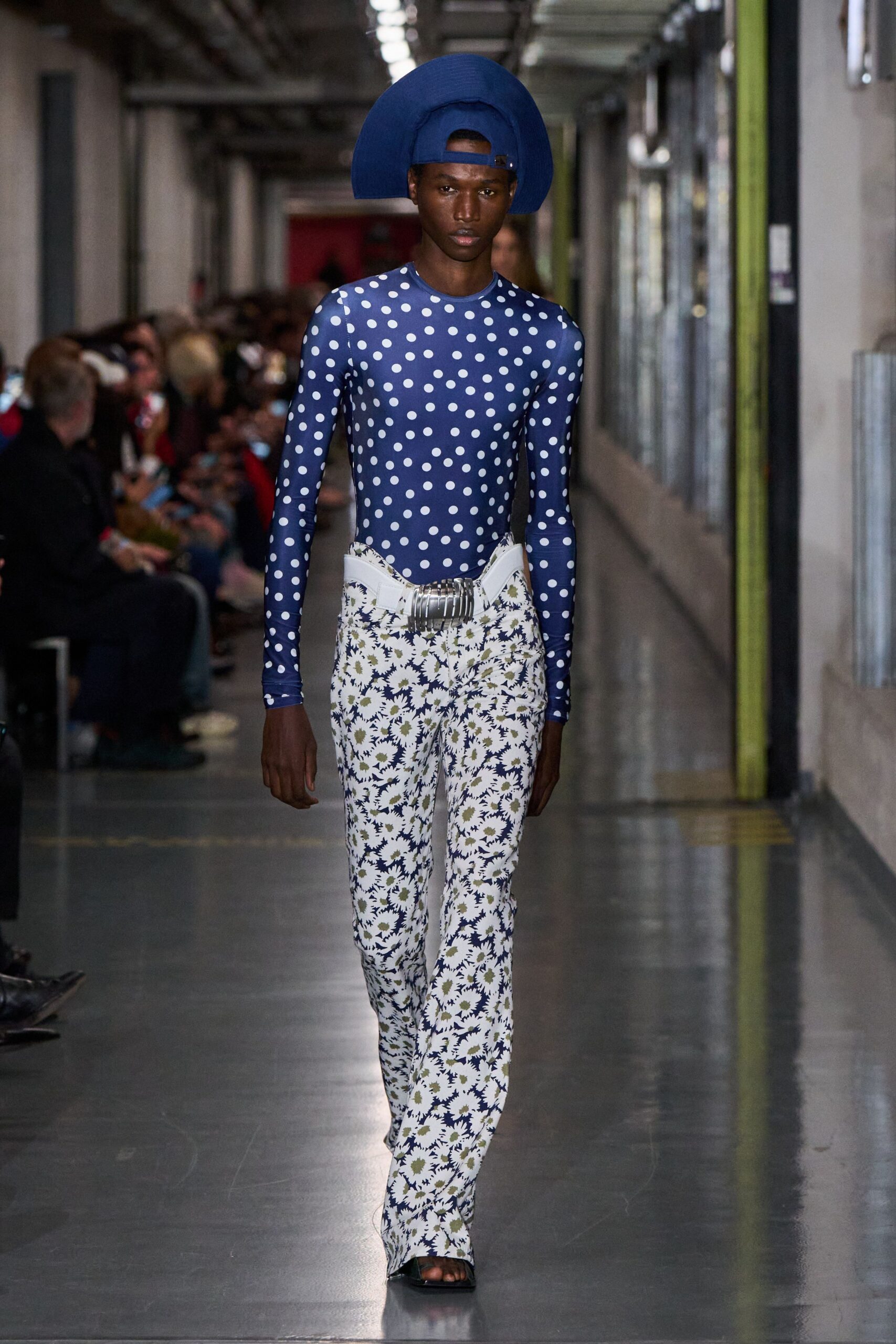 white fitted flared pants