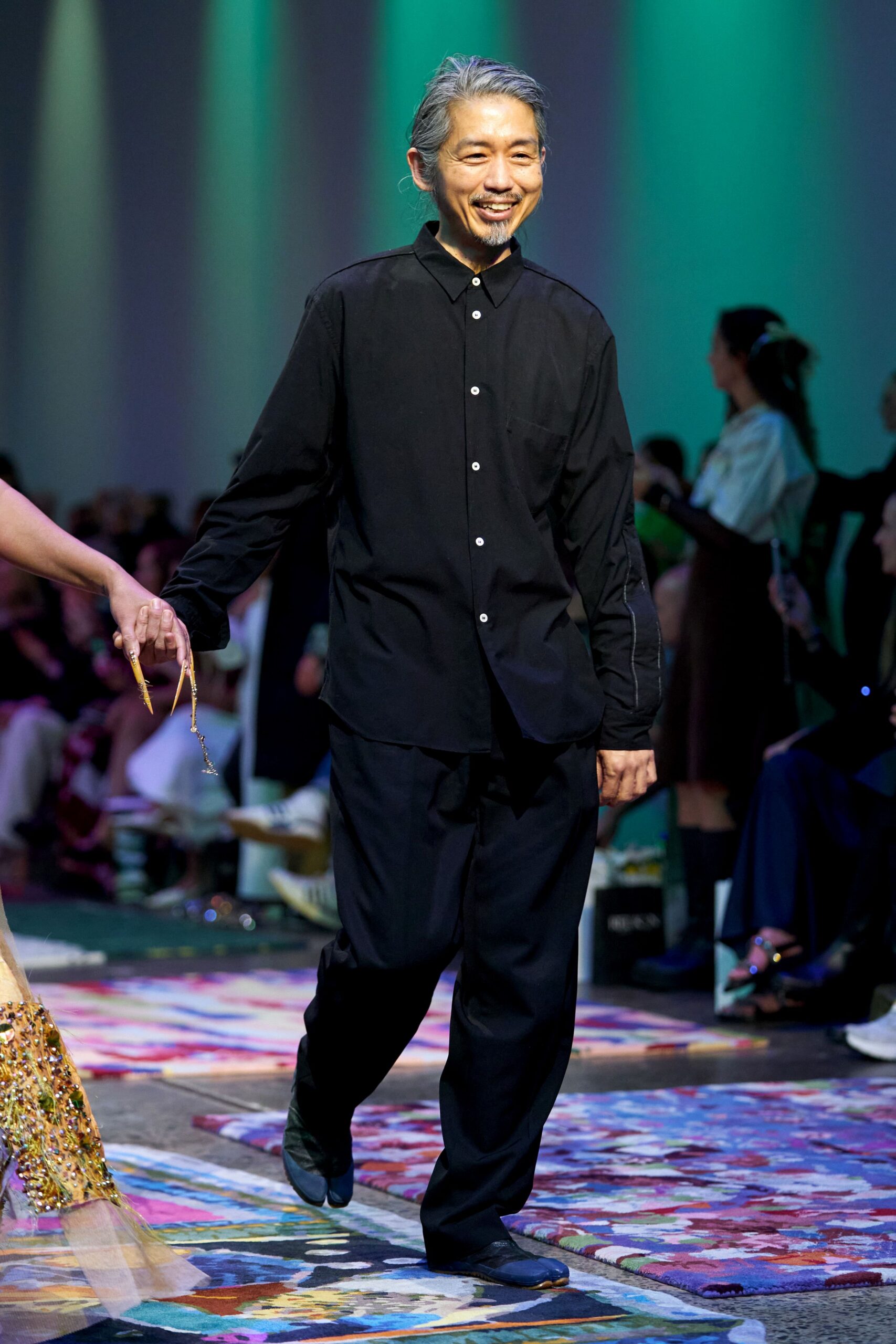 black relaxed shirt and pants