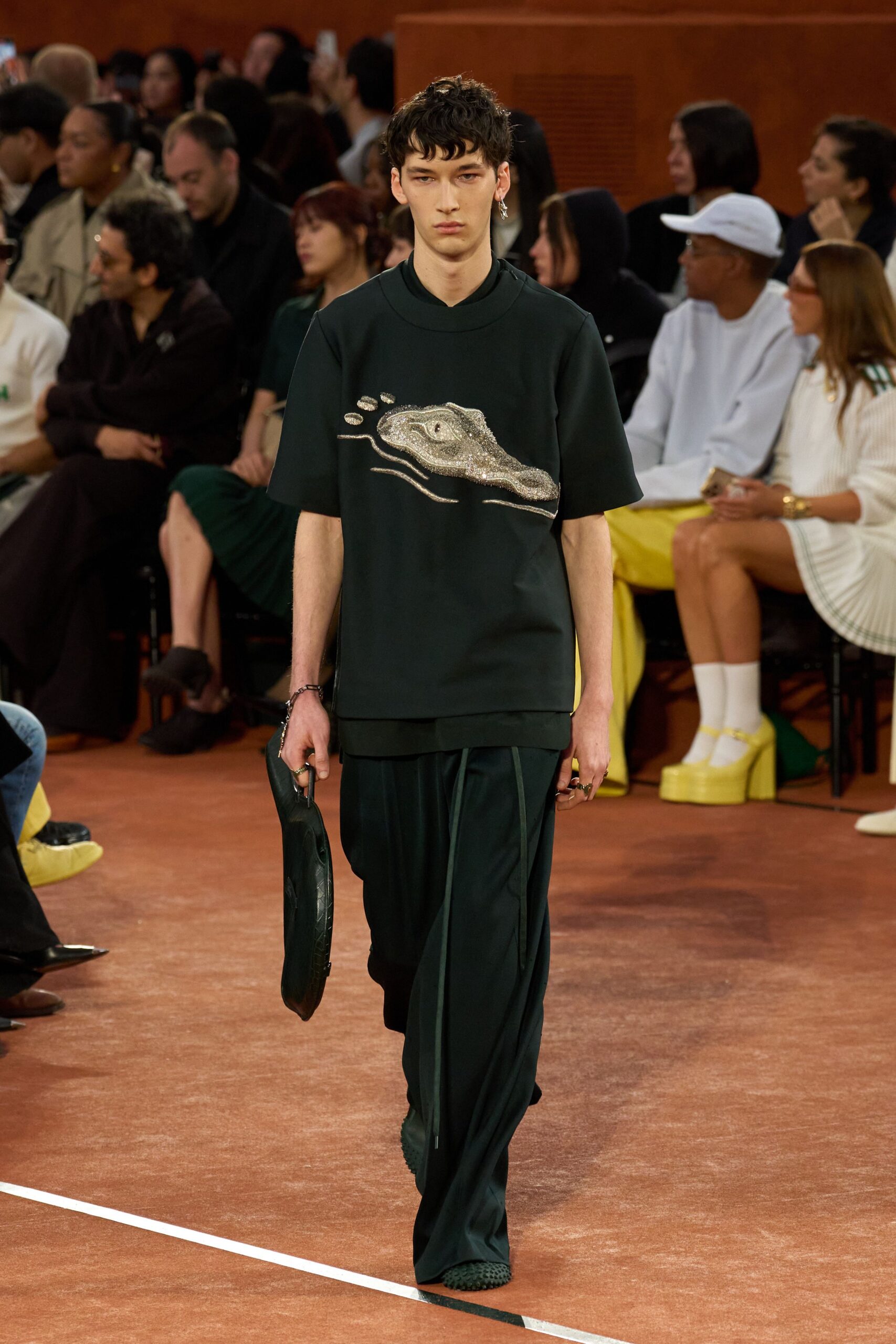 black relaxed t-shirt and pants