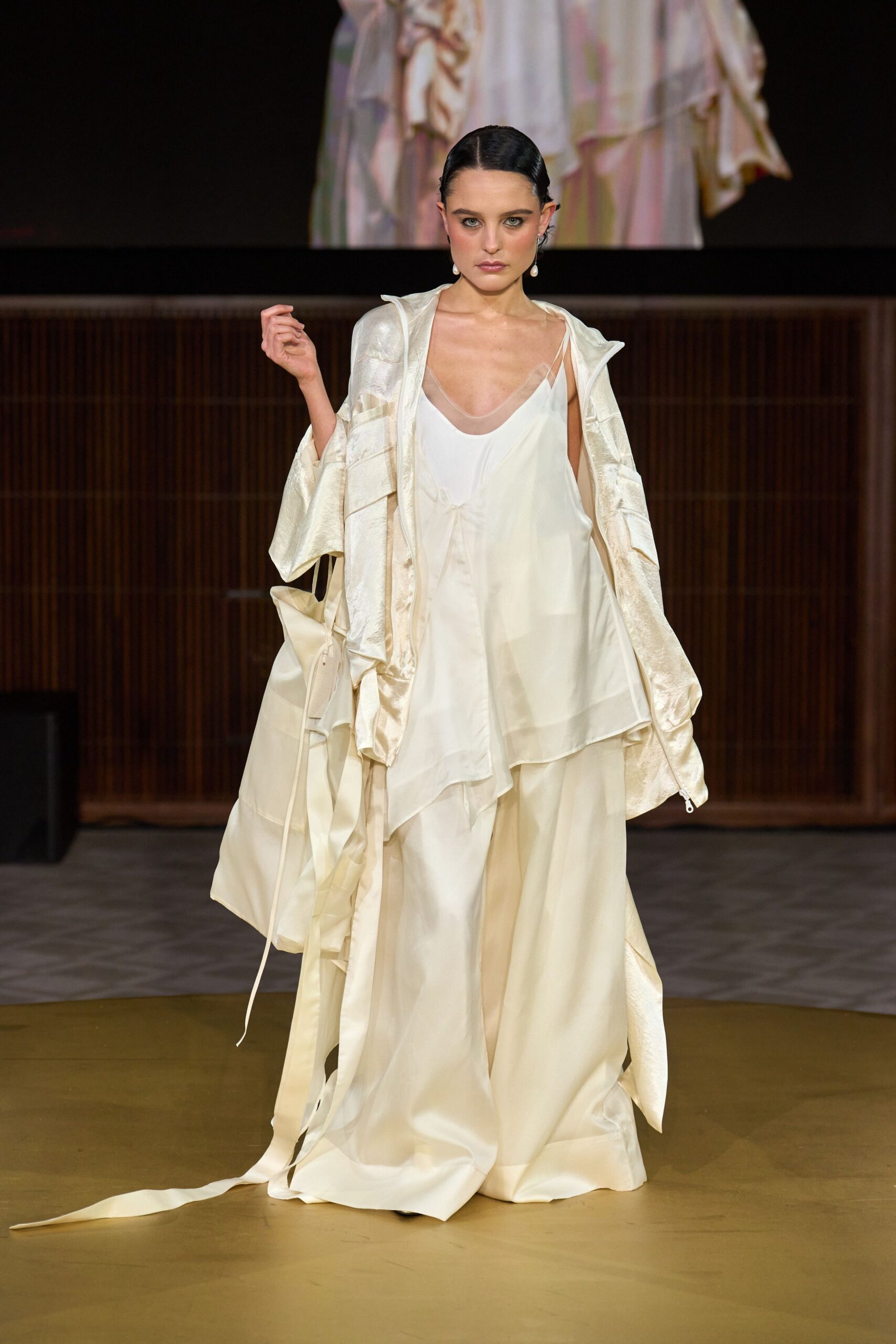 ivory silk relaxed wide-leg pants