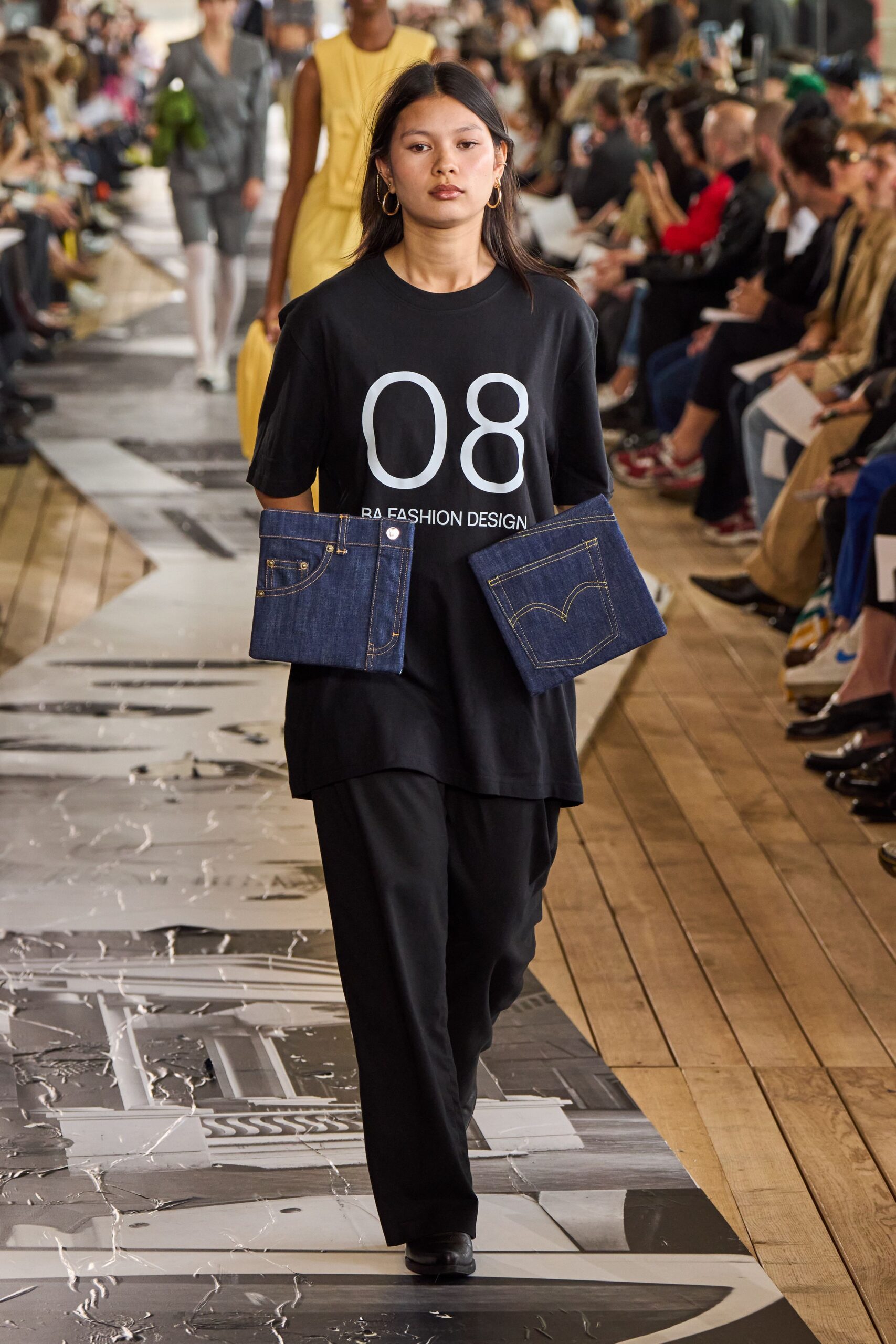 blue denim bag