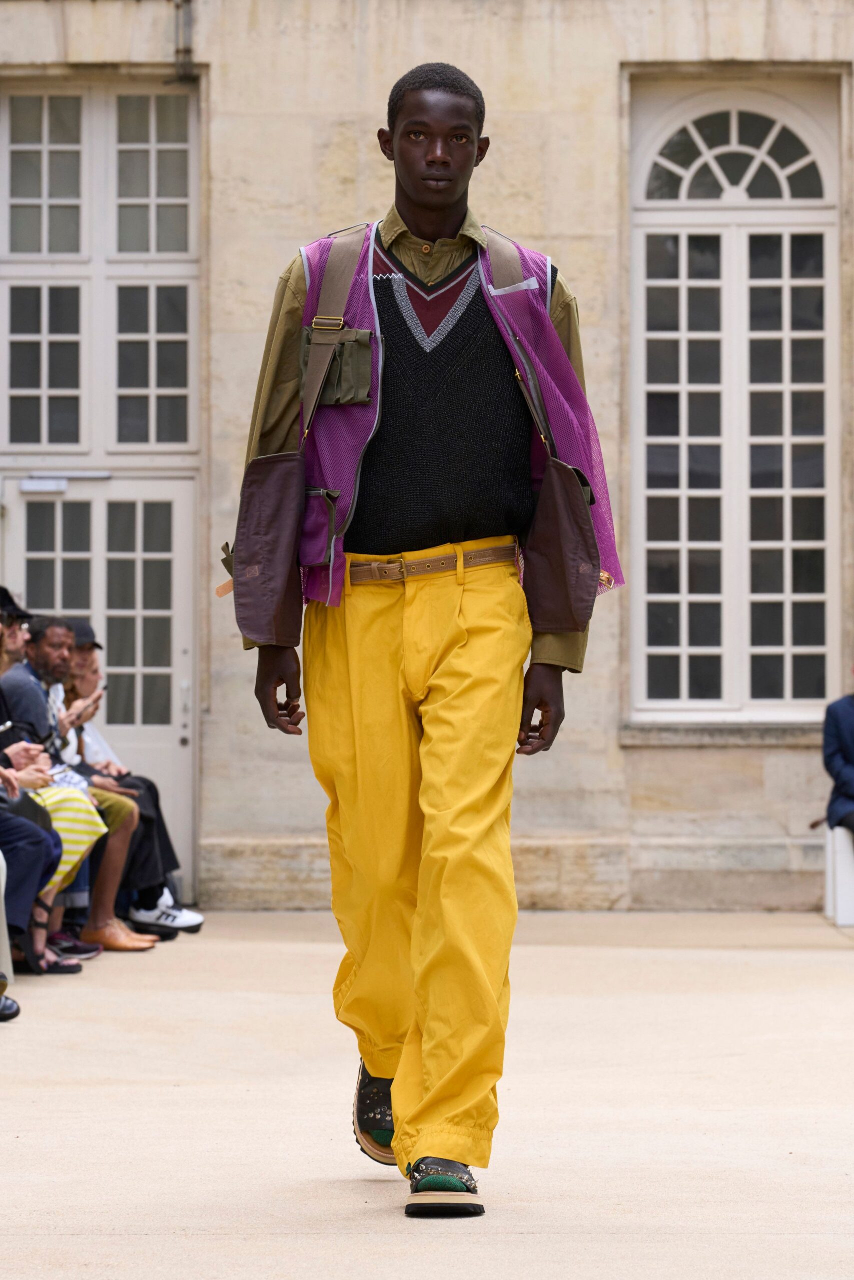 purple structured jacket