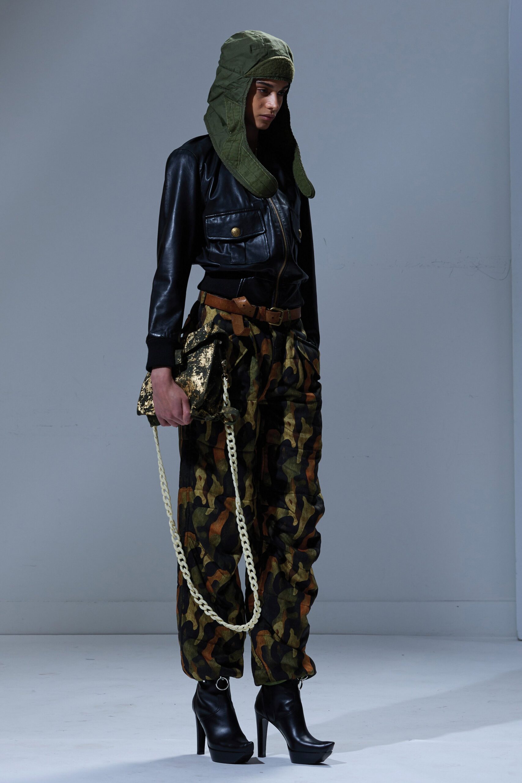 multi cotton relaxed cargo pants