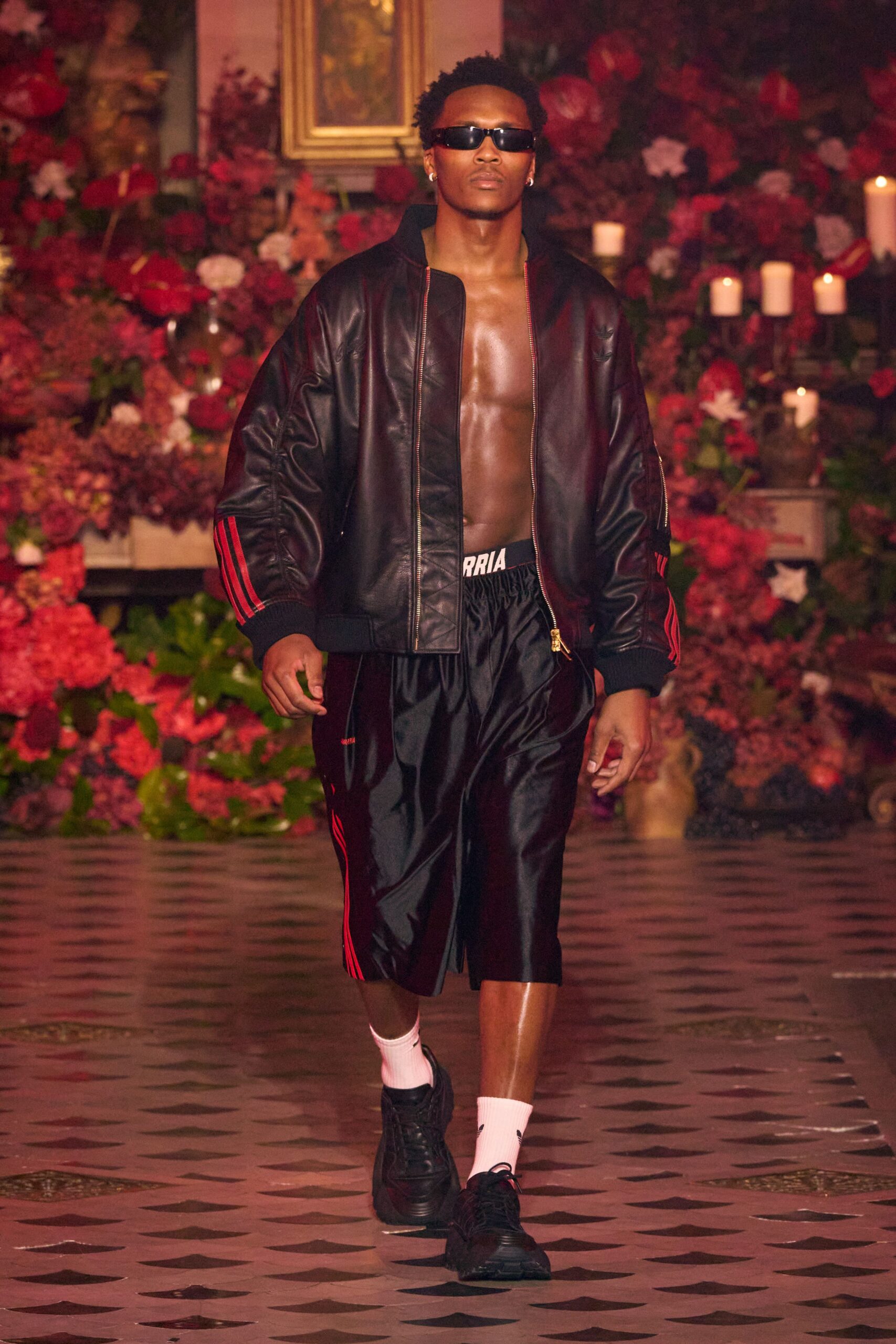 black silk relaxed zippered short shorts
