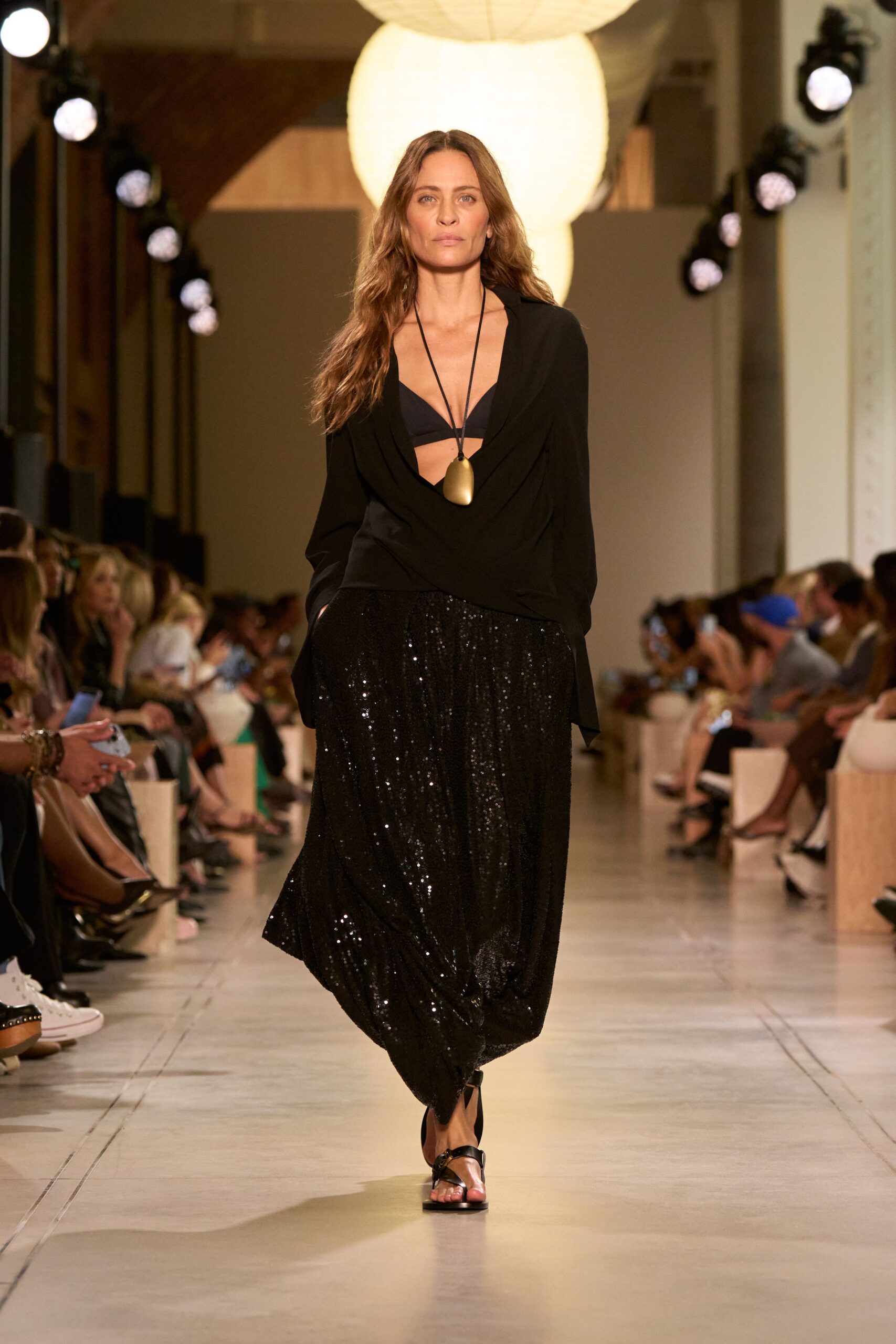 black silk relaxed top and pants