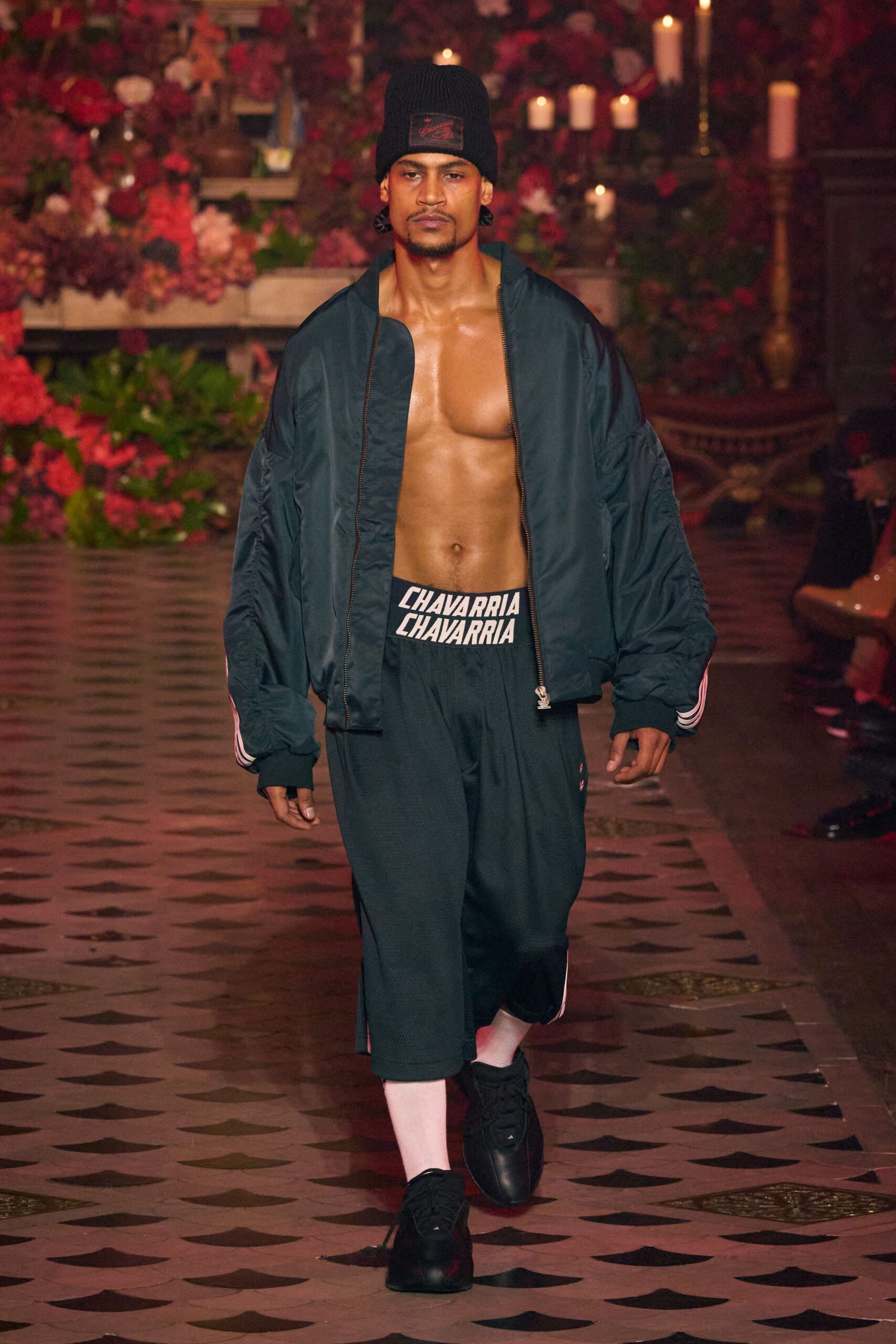 black relaxed jacket and pants