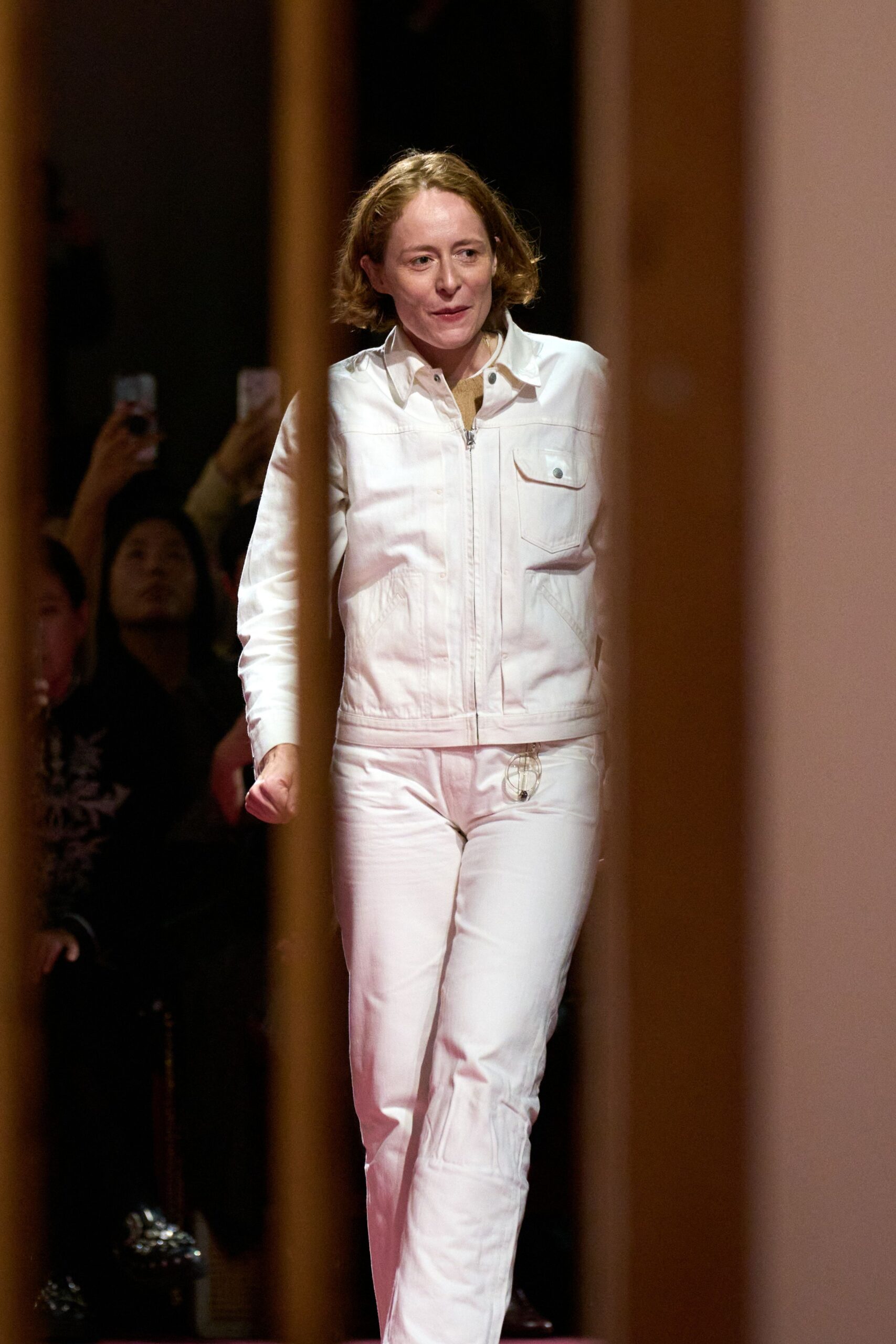 white fitted jumpsuit