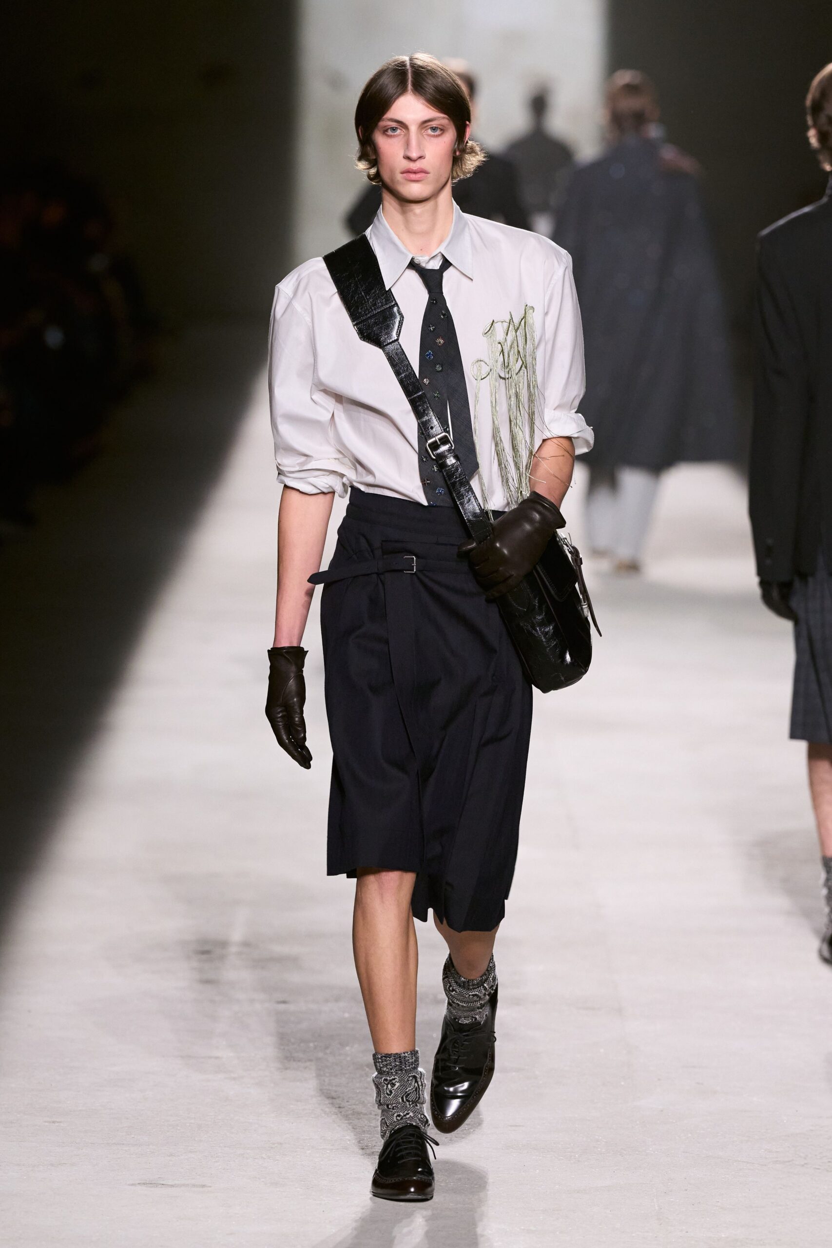 white shirt black shorts outfit
